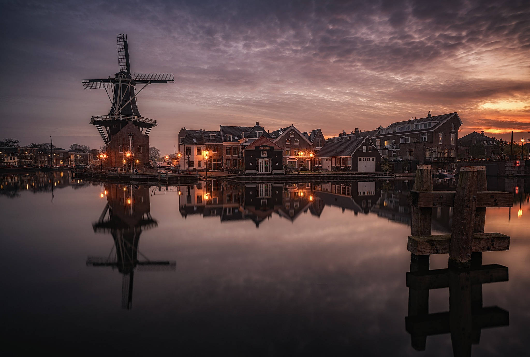Download Windmill De Adriaan Netherlands Wallpaper