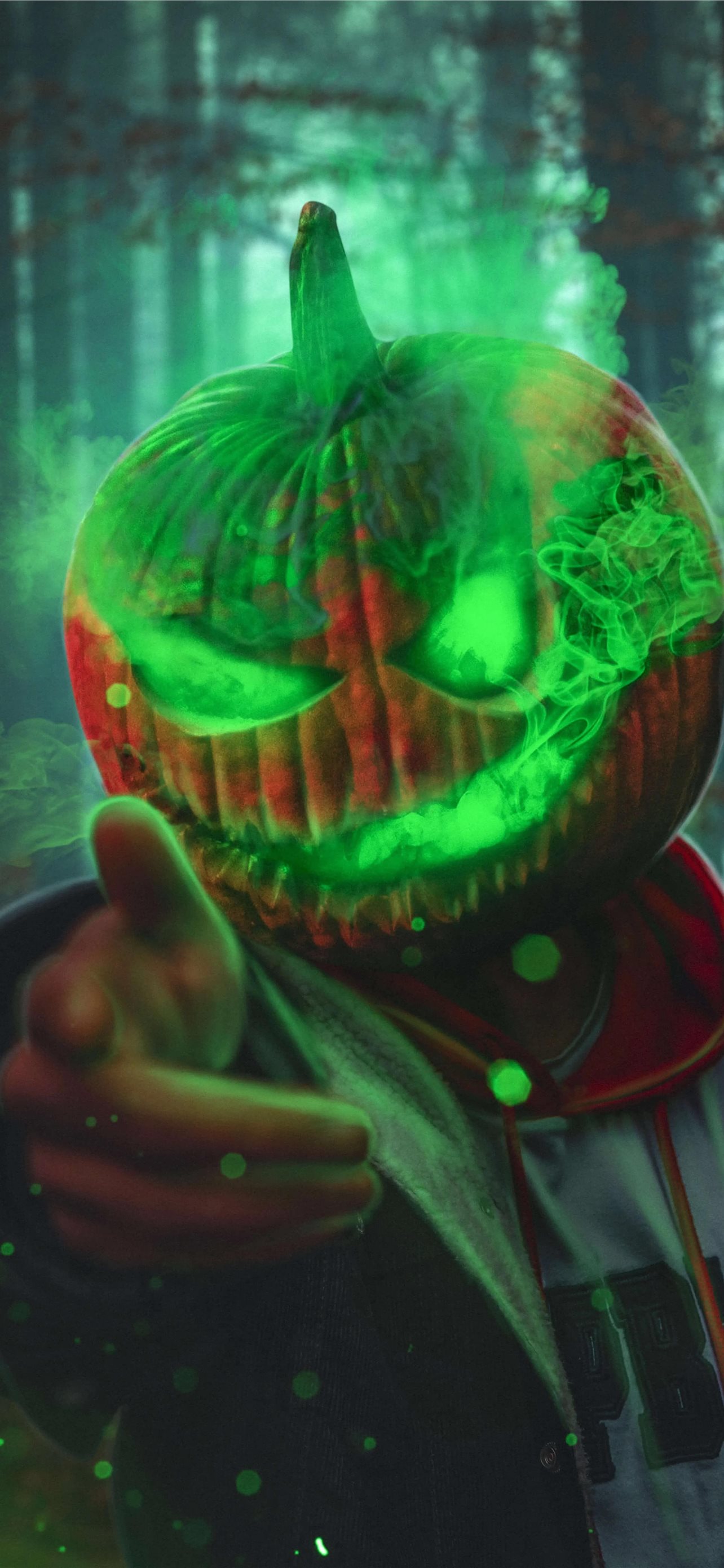 Pumpkin Head Halloween by MayDroid iPhone Wallpaper Free Download