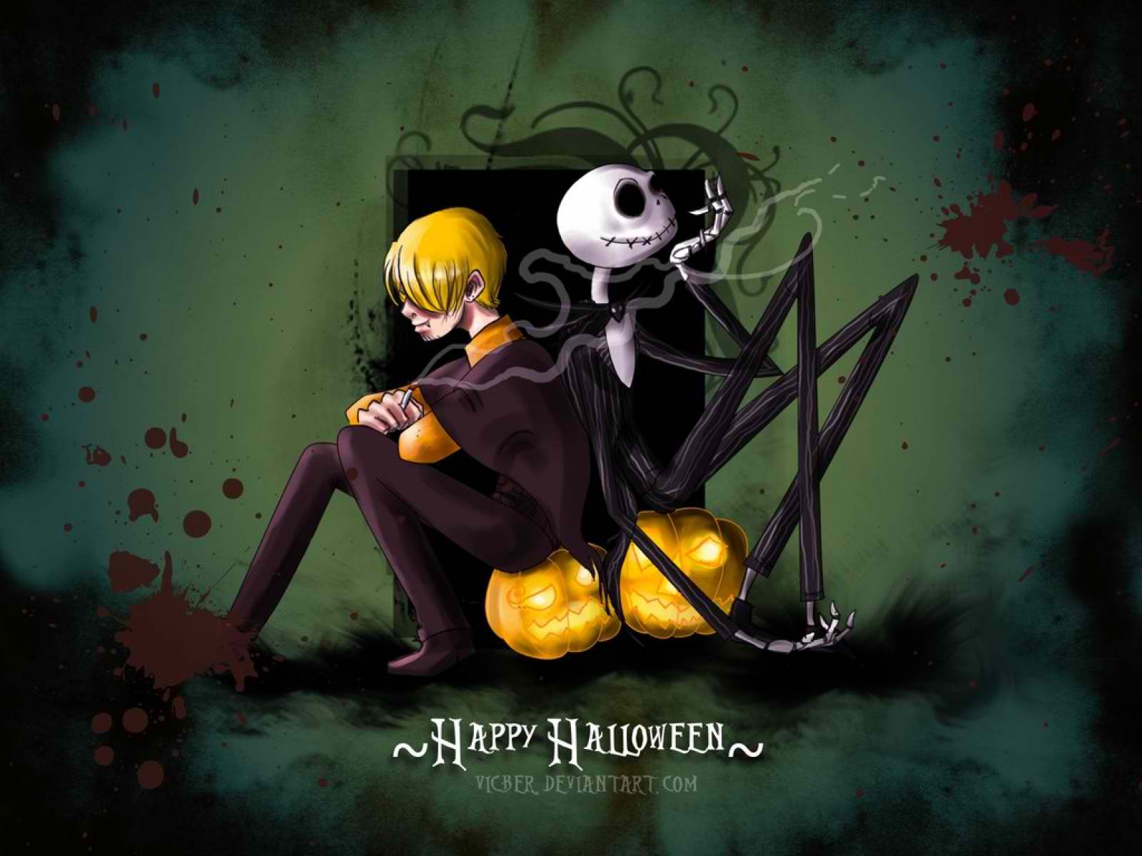 HAPPY HALLOWEEN Dark Wallpaper