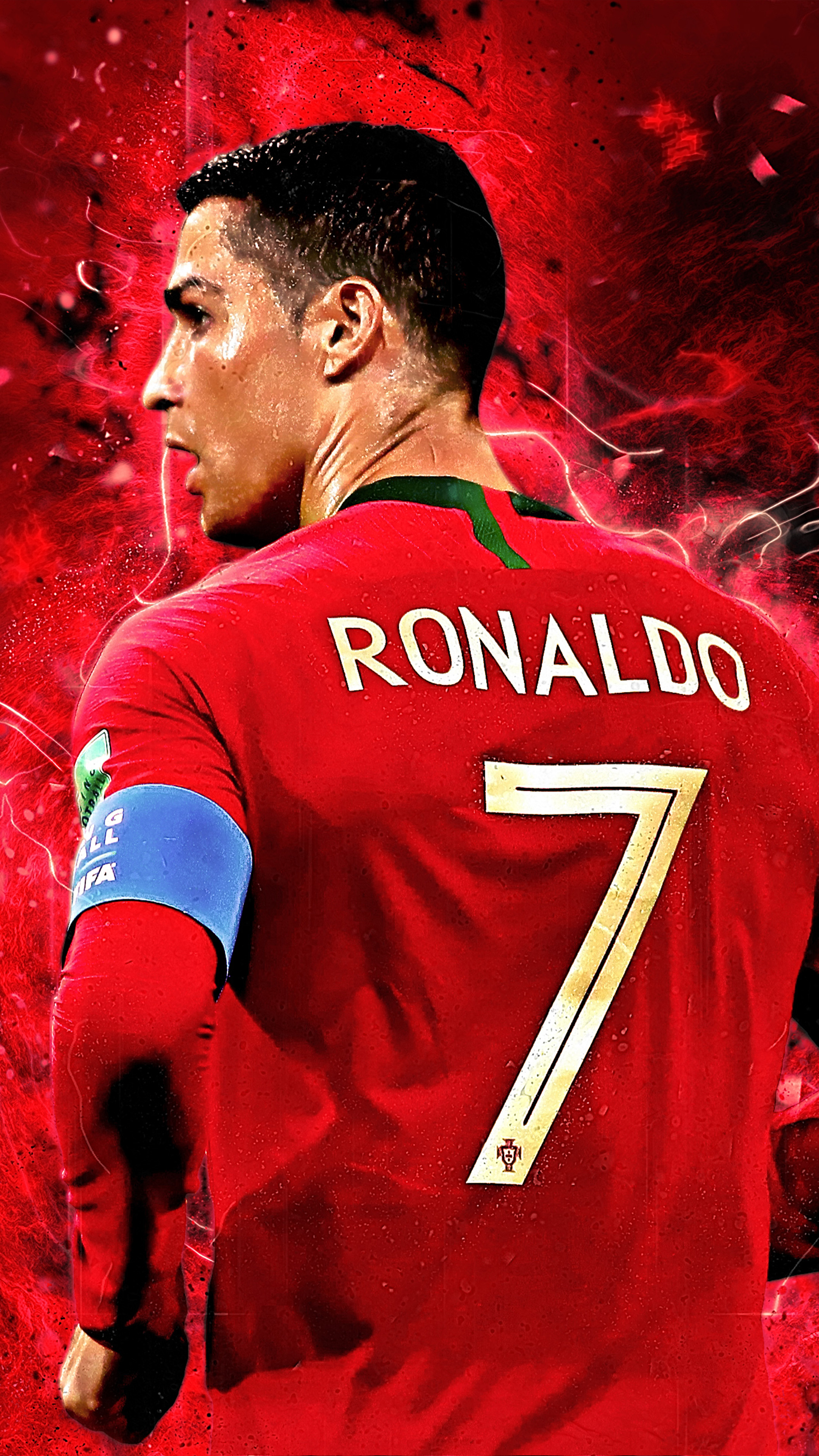 Cristiano Ronaldo Jersey Number 7 4K Ultra HD Mobile Wallpaper