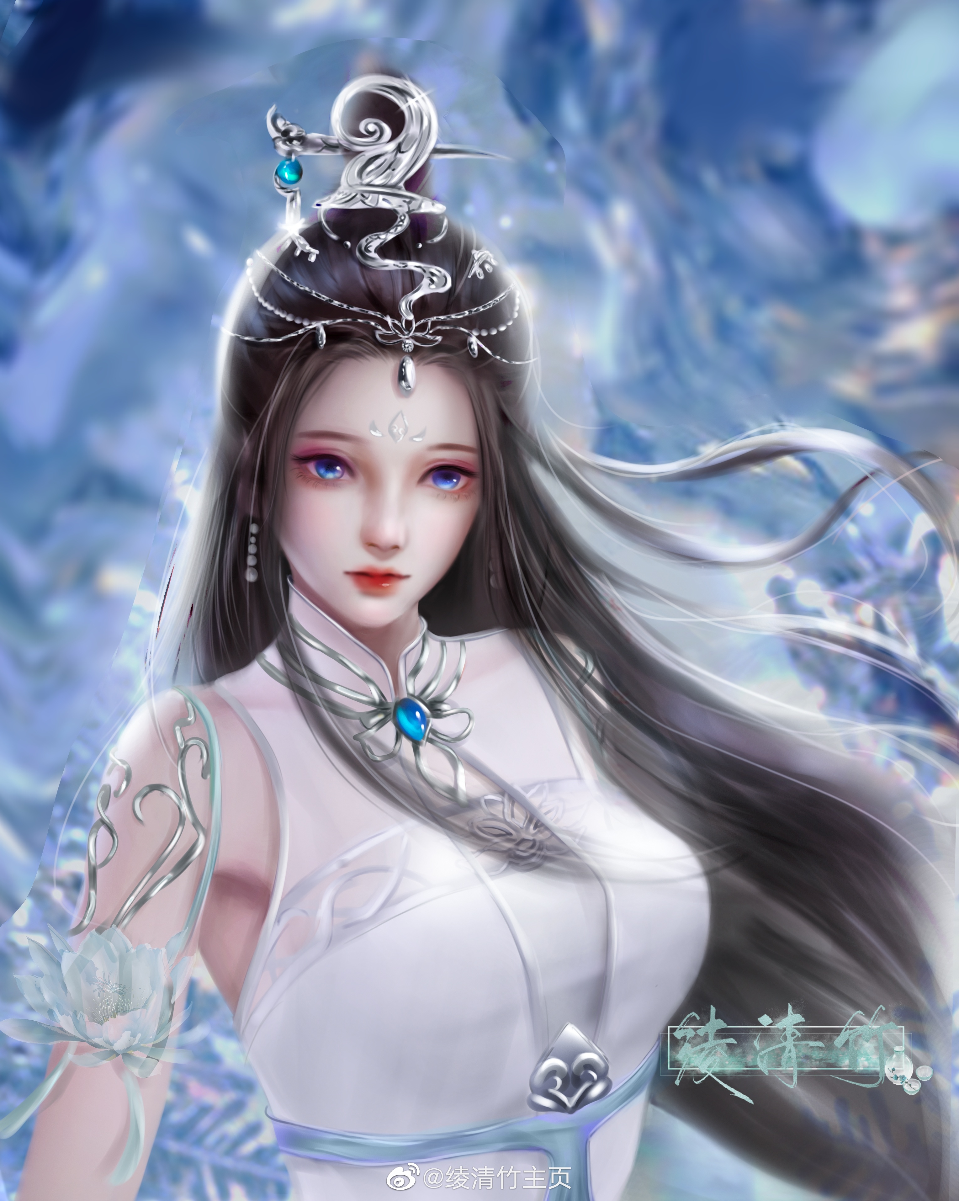 ling qingzhu (wu dong qian kun) drawn