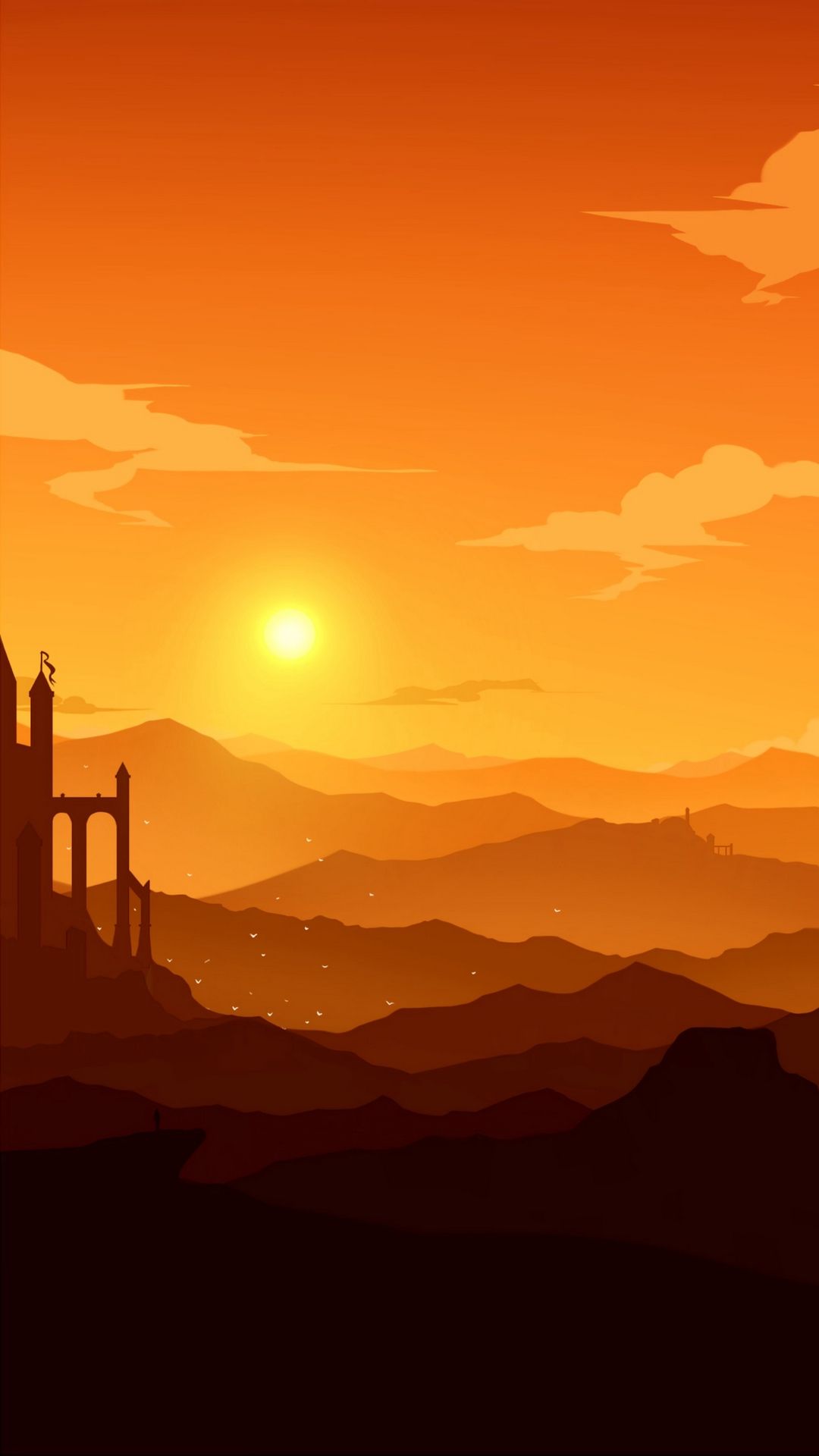 MuchaTseBle. iPhone wallpaper vector, Sunrise wallpaper, Sunset wallpaper