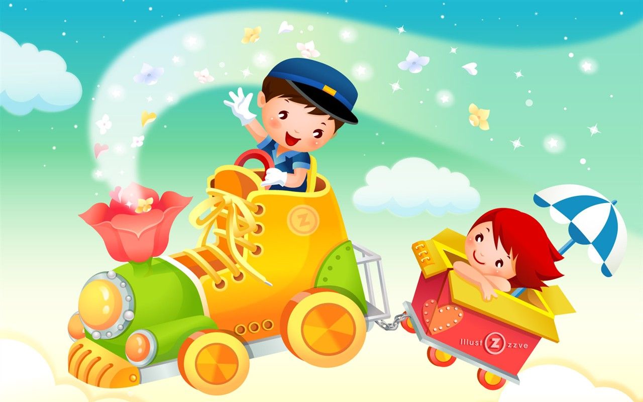 Caricatura vectorial Niño Wallpaper álbum. Cartoon wallpaper, Cartoon painting, Kids wallpaper