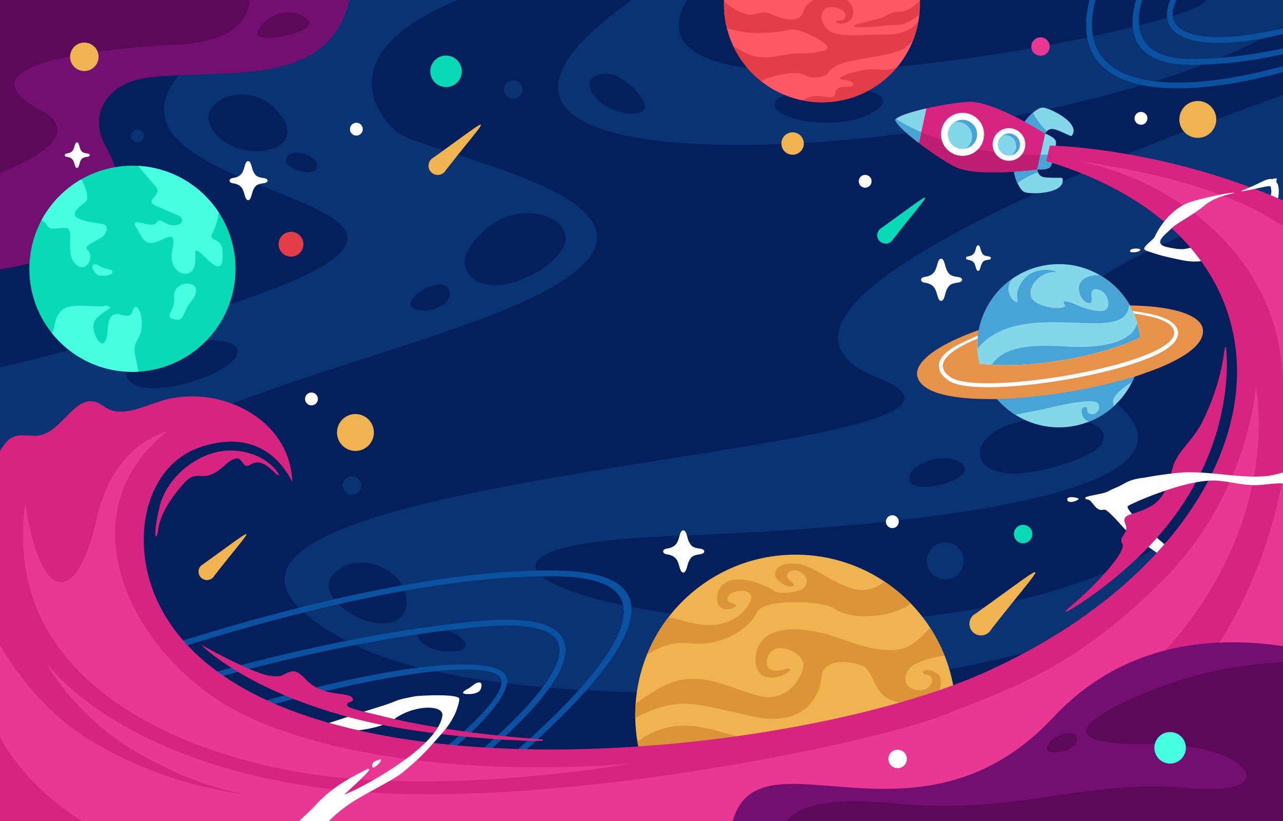Space Vector Art, Icon, and Graphics for Free Download