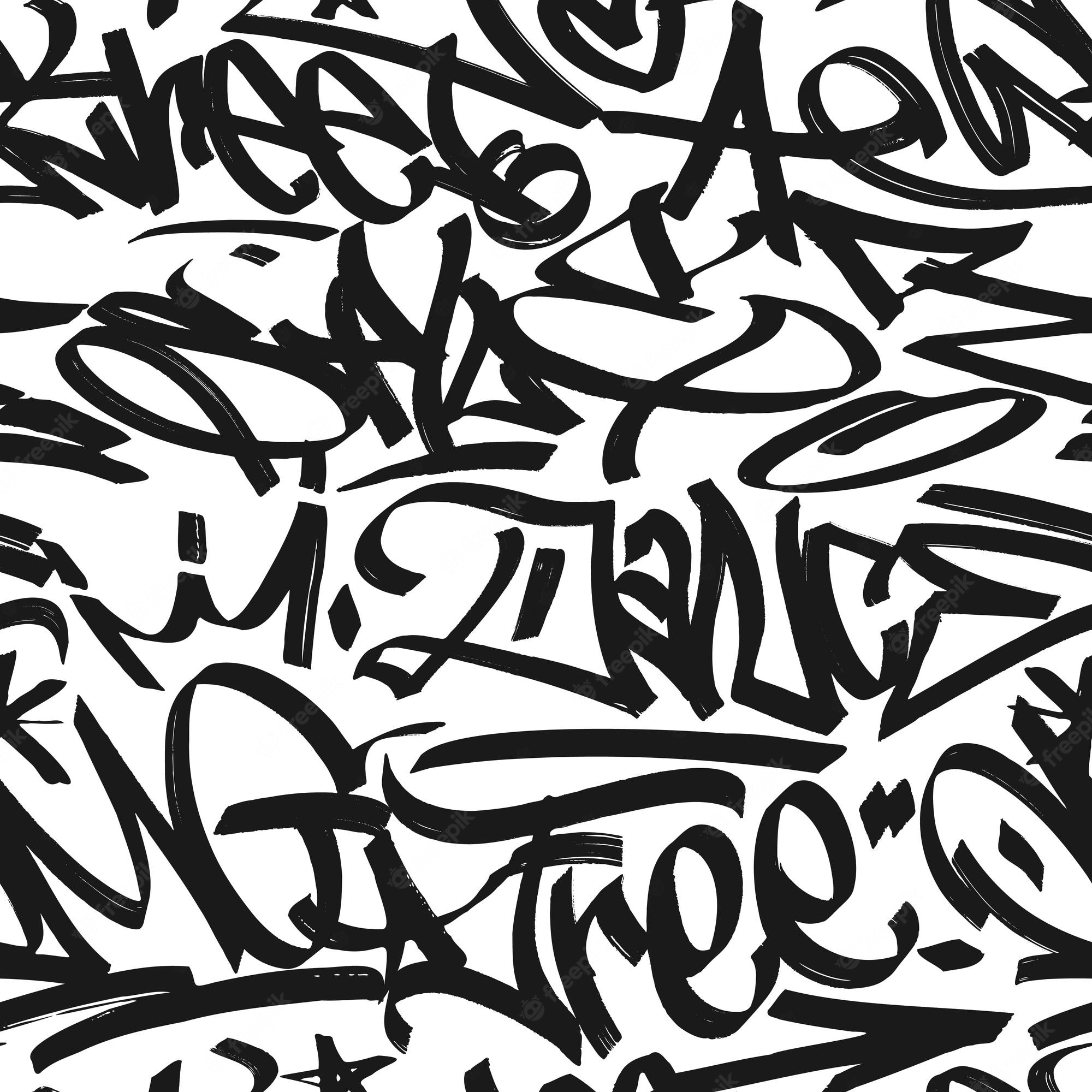 Graffiti letters Image. Free Vectors, & PSD