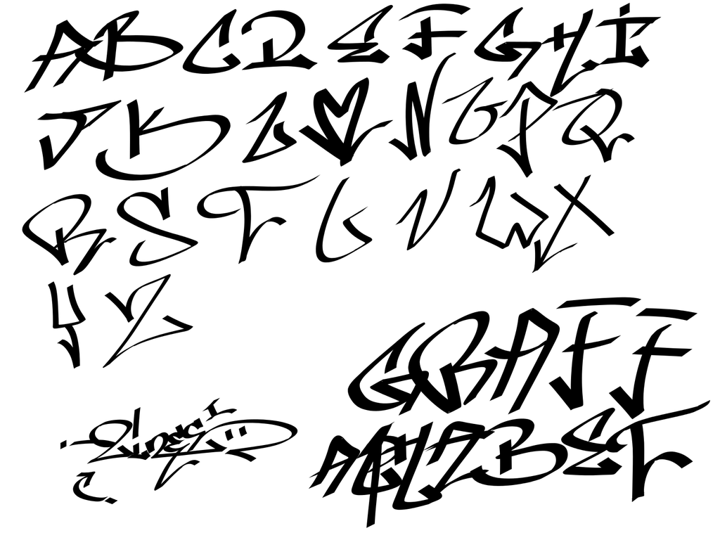 Free Alfabet Graffiti, Download Free Alfabet Graffiti png image, Free ClipArts on Clipart Library