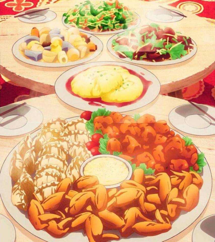 Anime Food 1080p, 720p, 4k HD Wallpaper