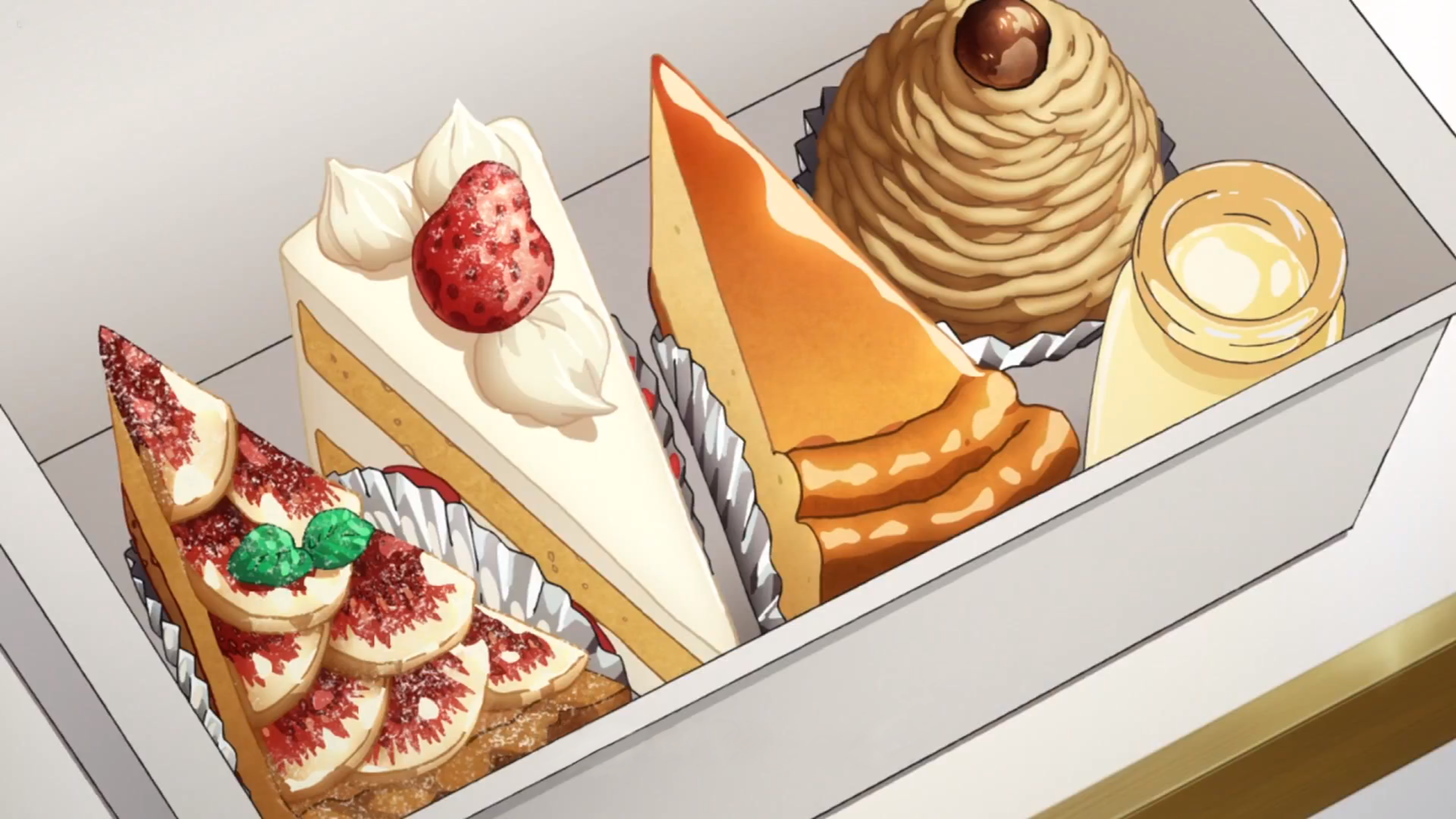 anime, anime food, food, sweets, cakex1620 Wallpaper