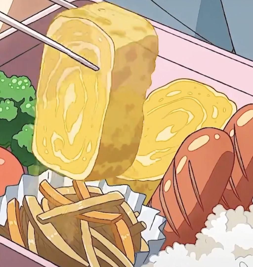 ✨Anime Food ✨ on Instagram: “Anime Kimi no Na Wa Song Rainy Sunday by Catsystem Corp. Aesthetic anime, Anime scenery, Anime bento