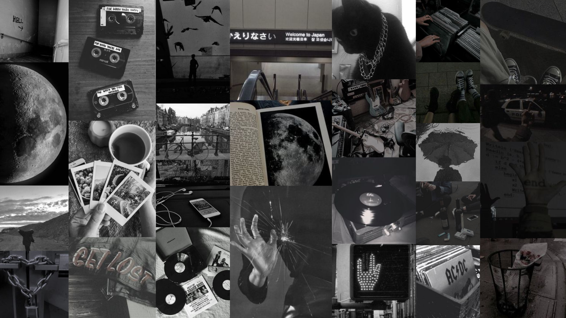 Aesthetic Bts - Black And White Collage Wallpaper Download | MobCup