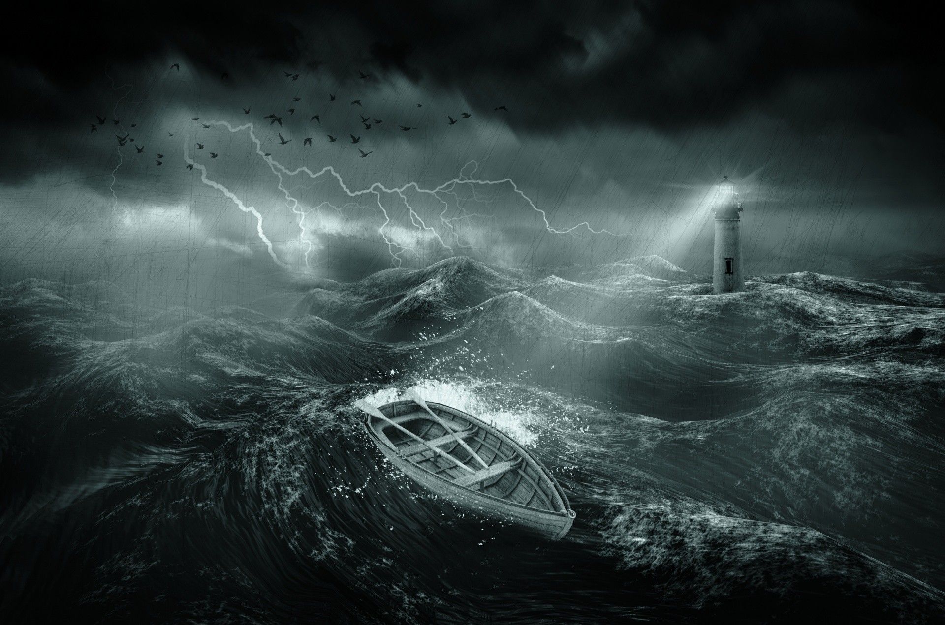 Sea Storm Wallpaper