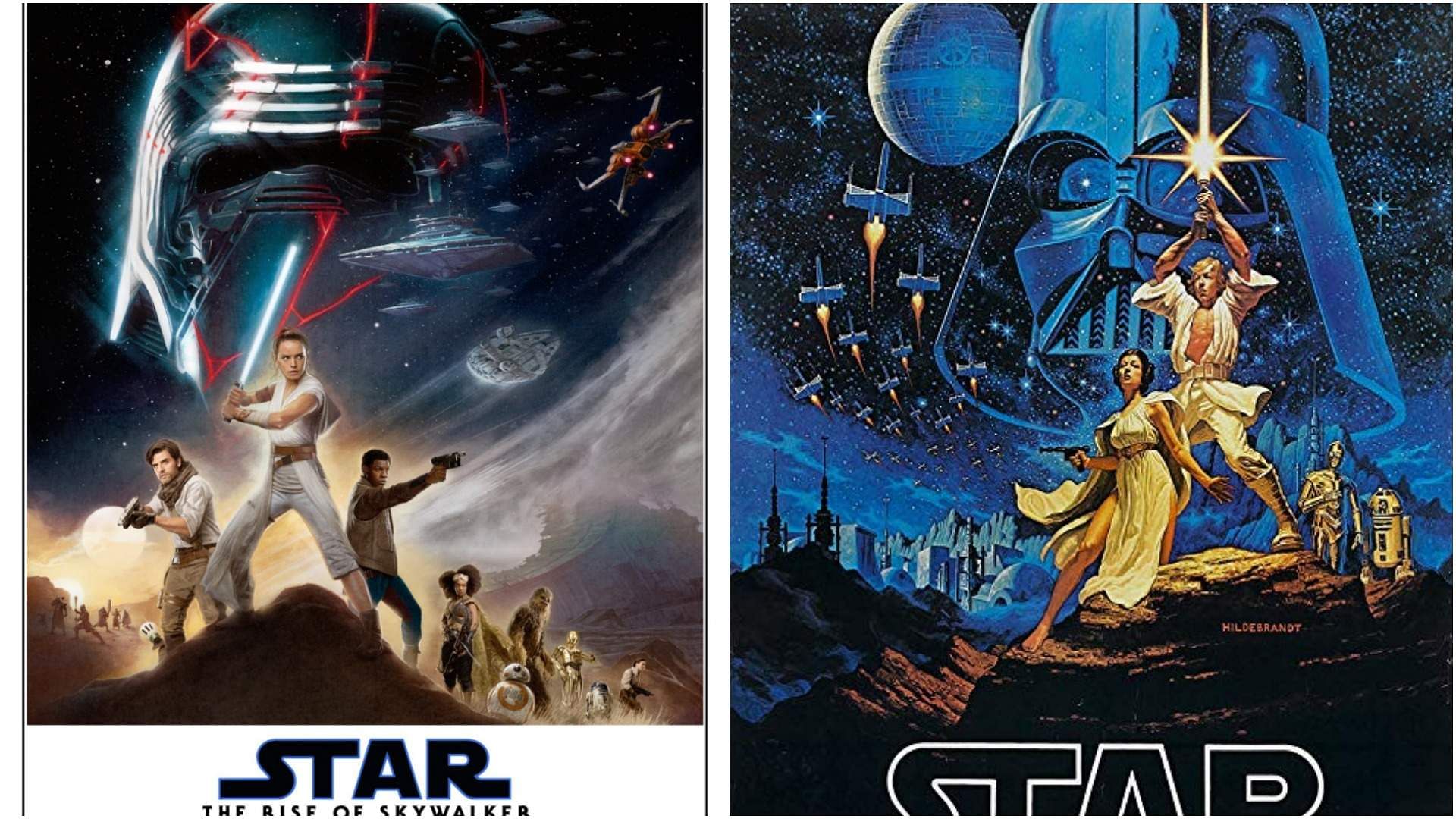 Rise of Skywalker recreates the iconic 1977 Star Wars: A New Hope poster