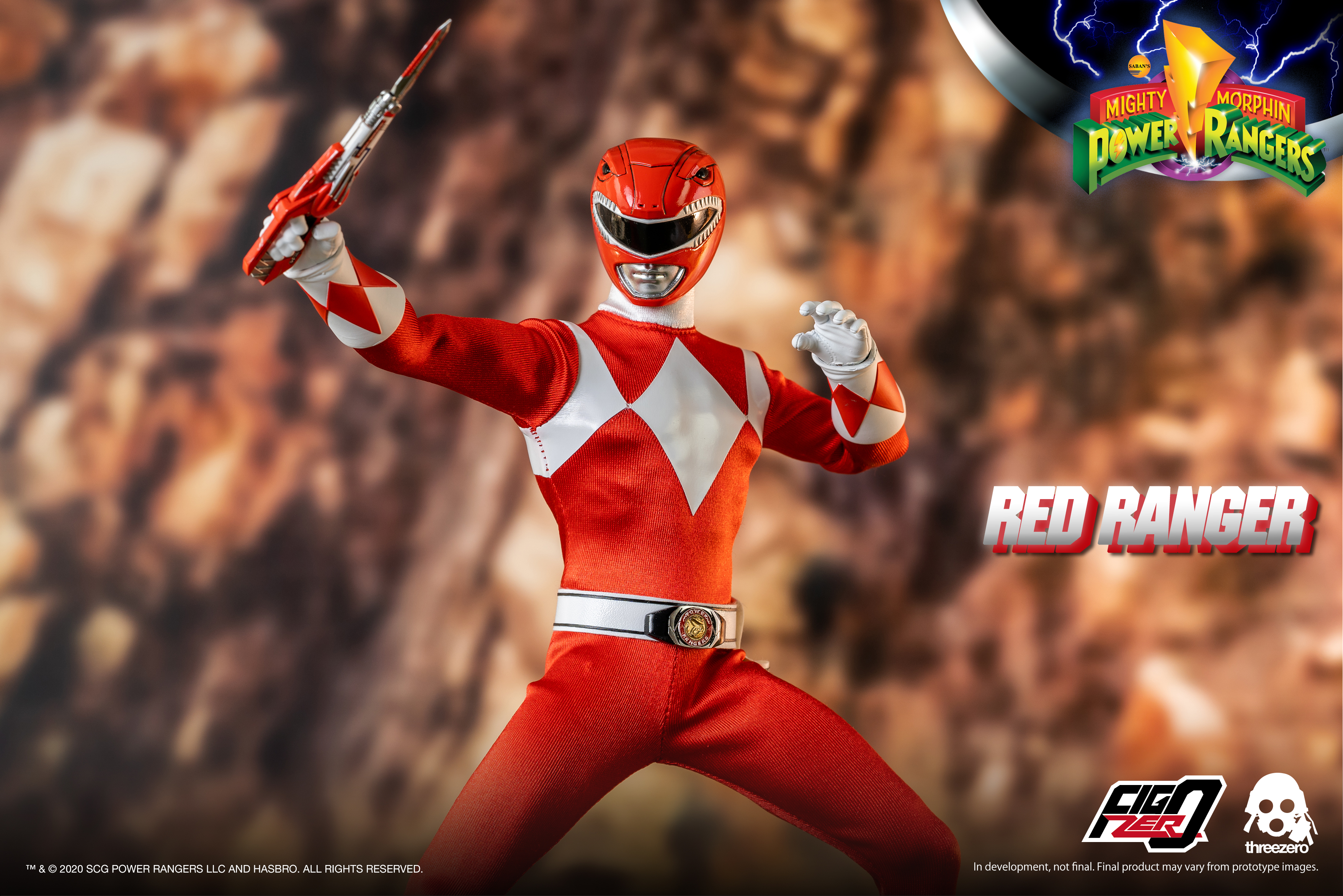 ThreeZero Mighty Morphin Power Rangers RED RANGER 6 Scale