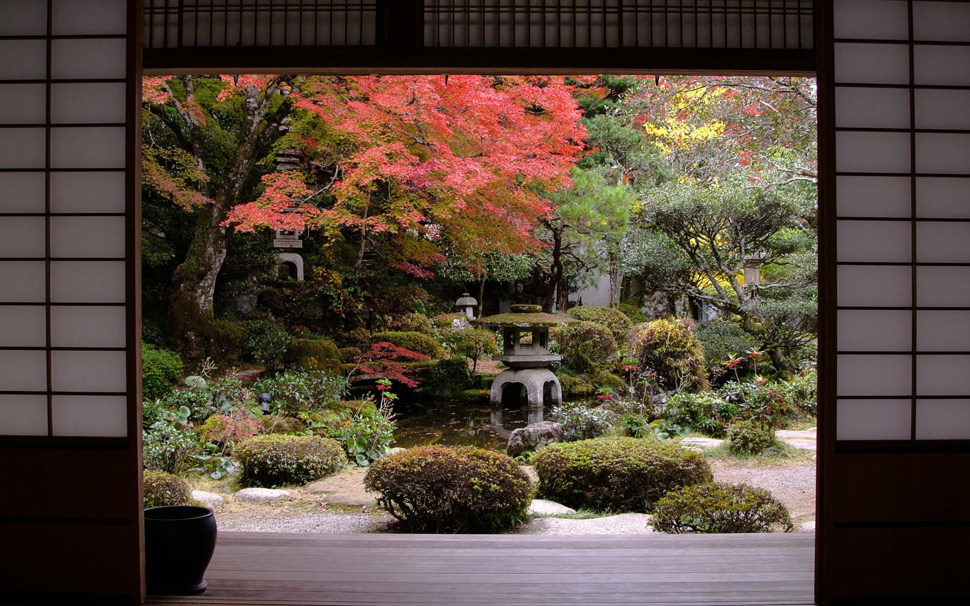 Japanese Garden In Autumn Picture, Photo, and Image for Facebook, Tumblr, , and Twitter
