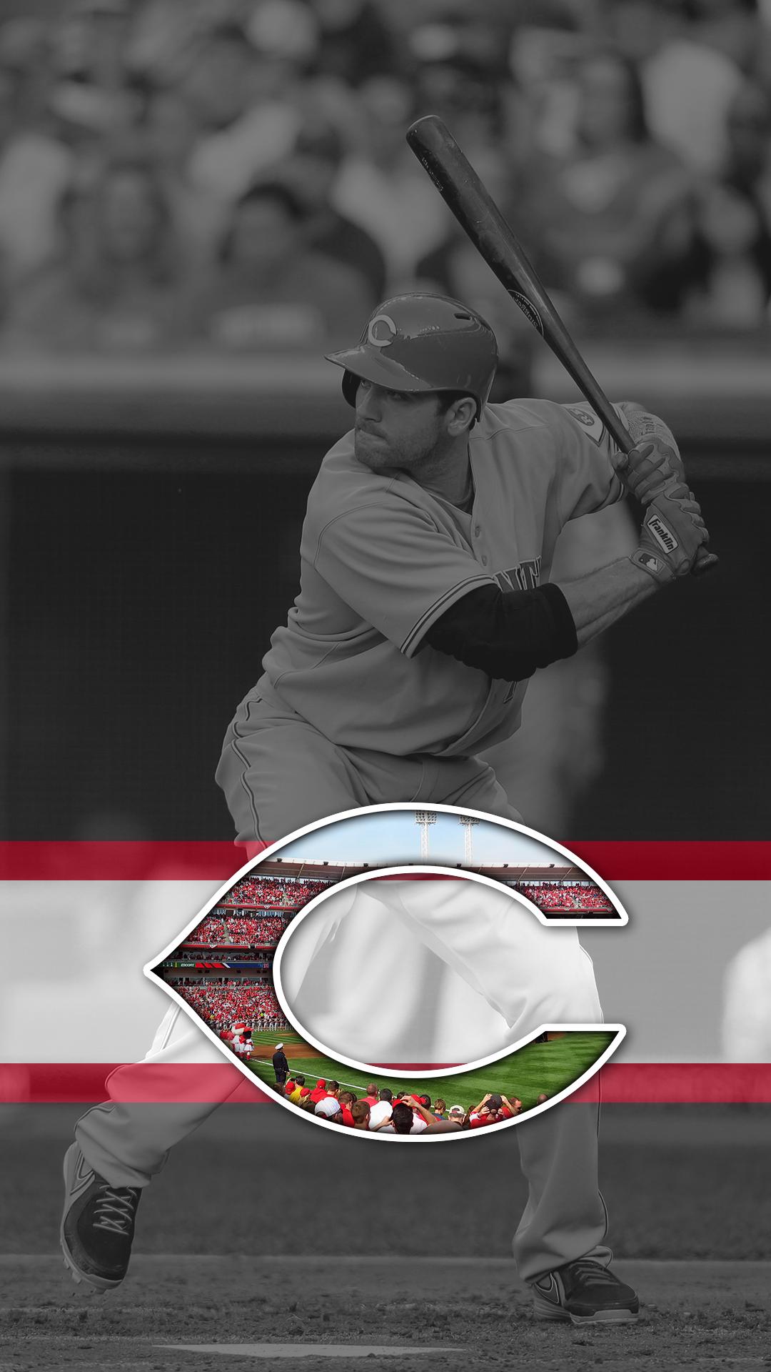 Set Of 310 MLB Themed Mobile Wallpaper, 10 Reds Wallpaper (x Post From /r/ Baseball)