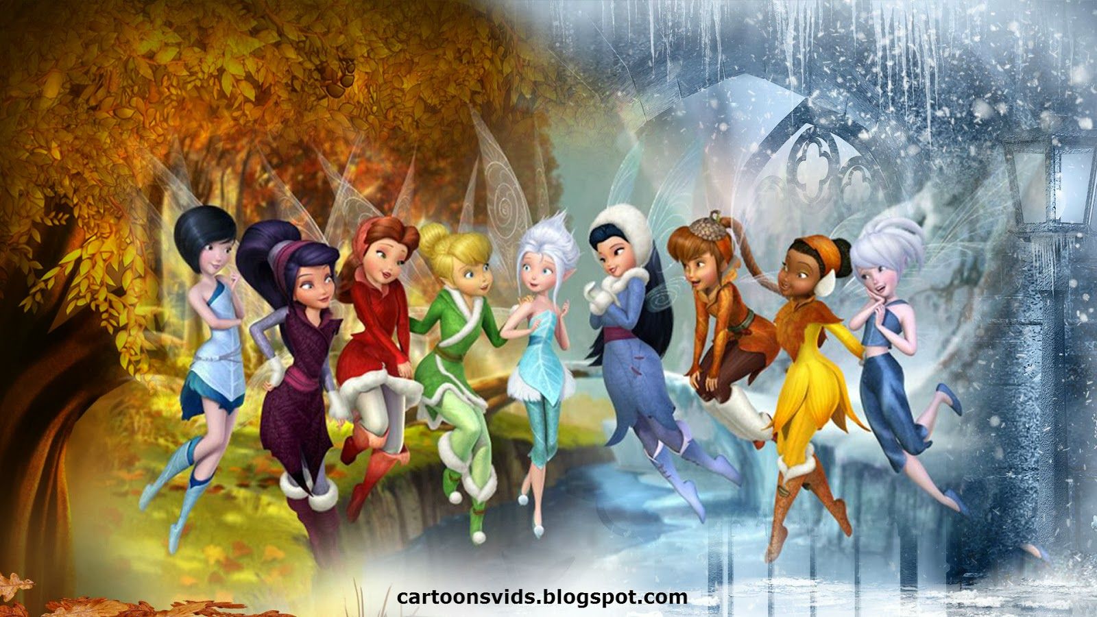 Tinkerbell Winter Wallpaper