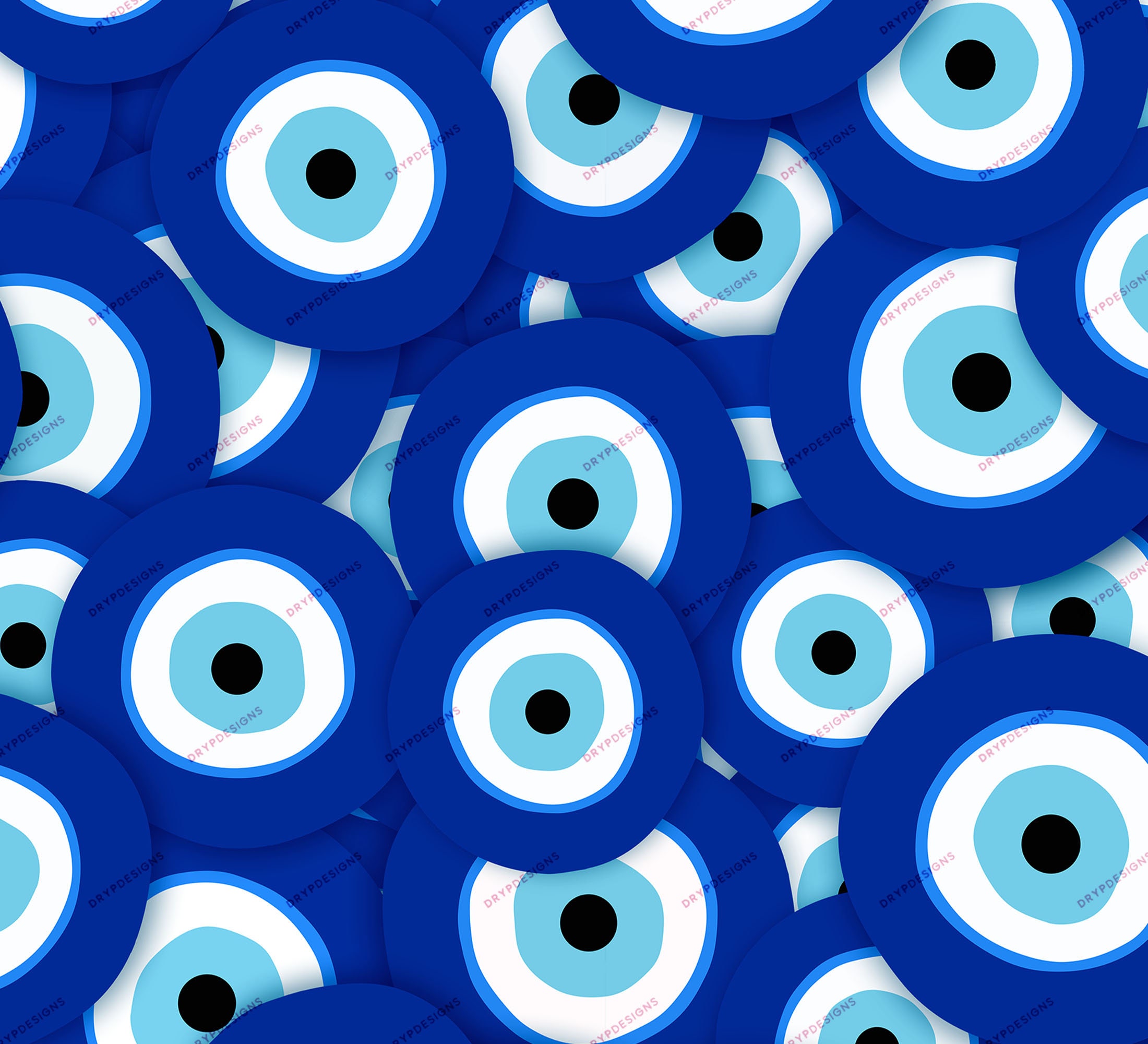 Blue Evil Eye Wallpaper