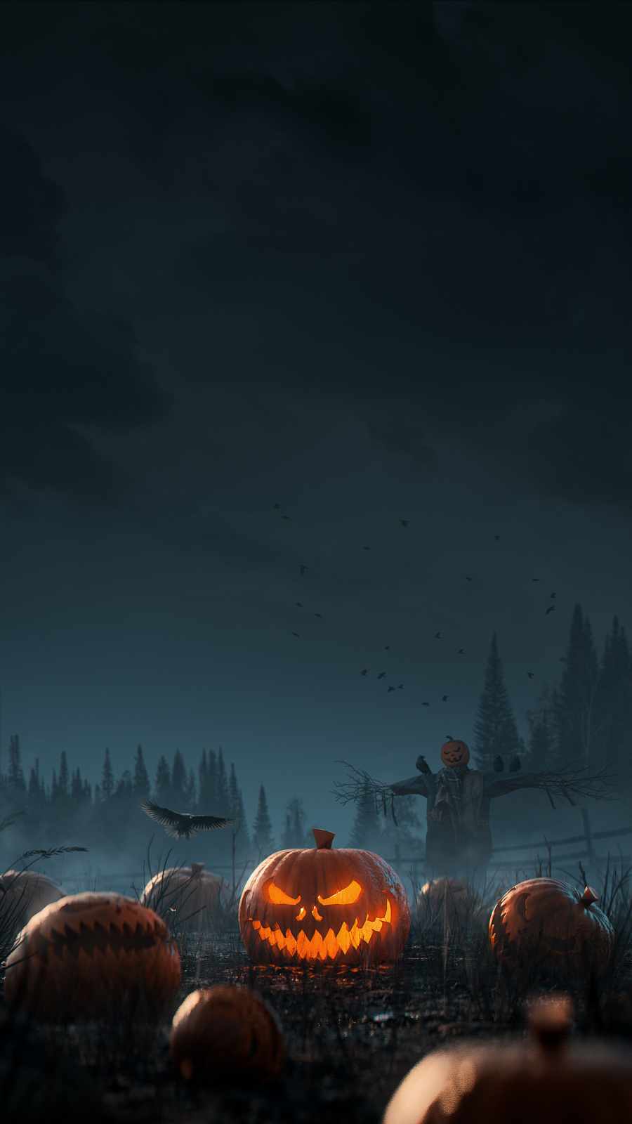 Pumpkin Halloween Night IPhone Wallpaper Wallpaper, iPhone Wallpaper