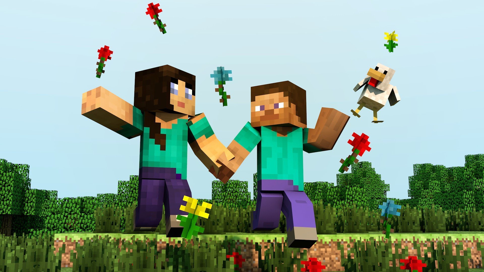 Download Minecraft Like Wallpaper
