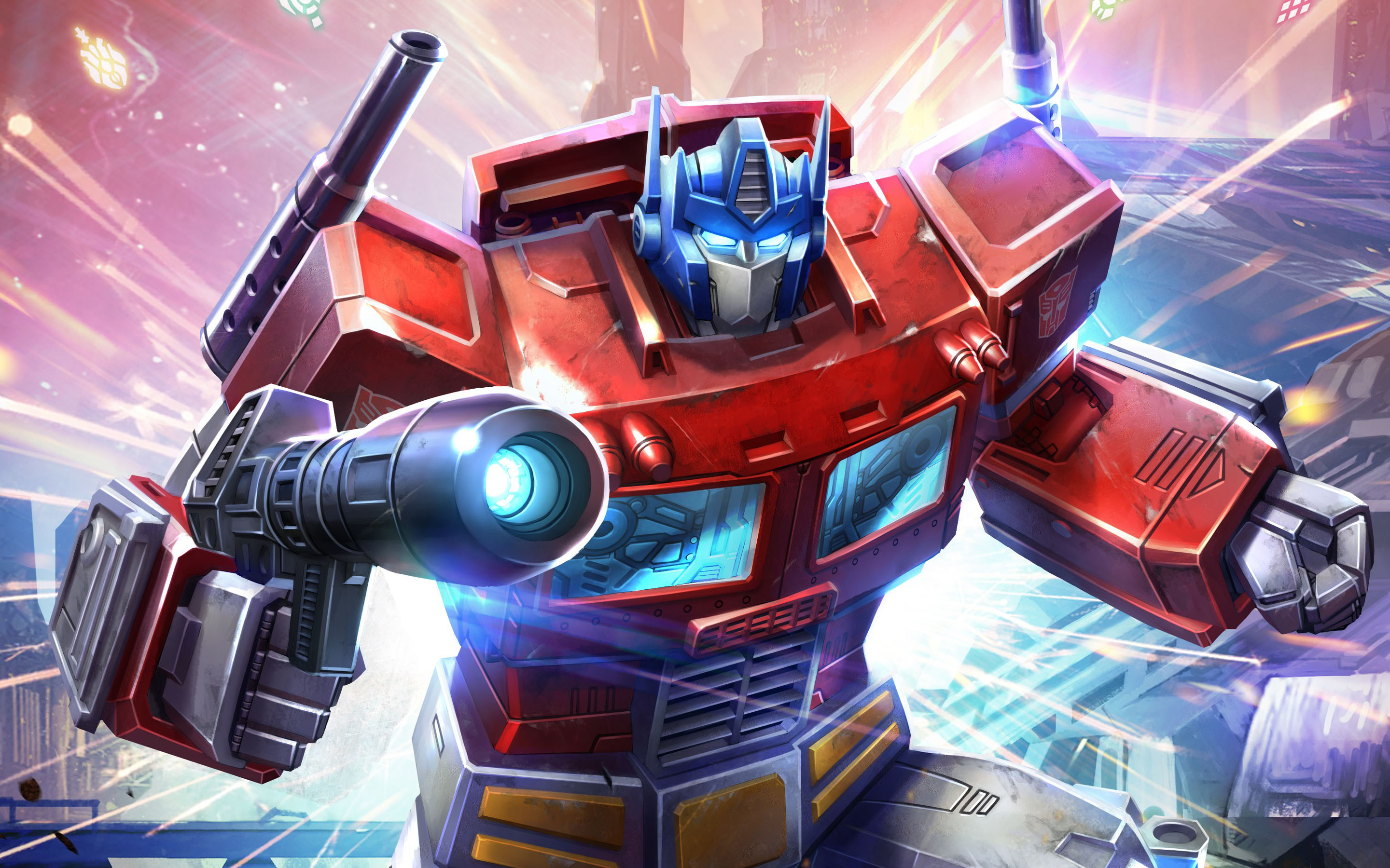 Download wallpaper Optimus Prime, 2018 movie, Transformers 6, artwork, Science fiction, Transformers for desktop with resolution 2880x1800. High Quality HD picture wallpaper