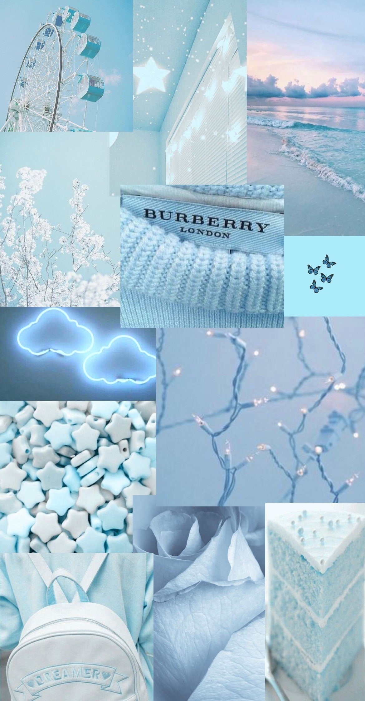 Baby Blue Aesthetic Wallpaper