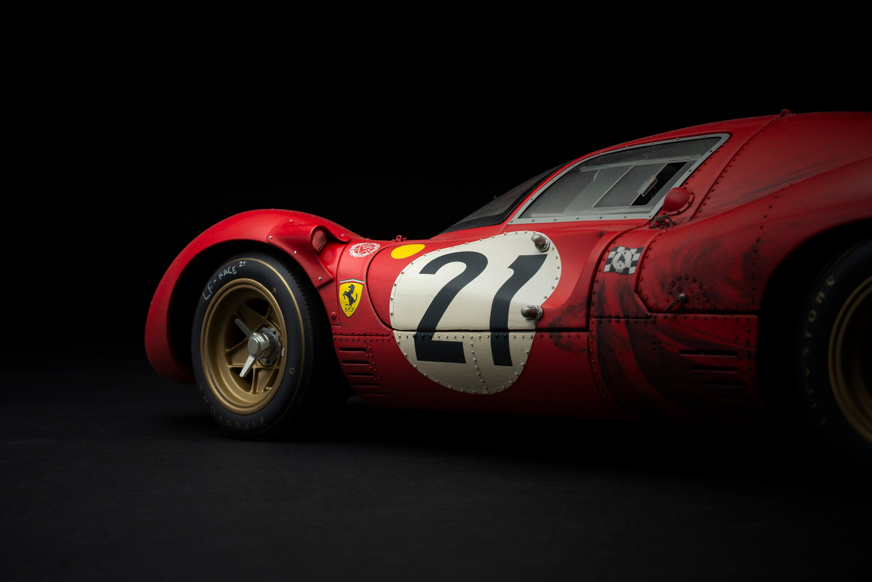Ferrari 330 P4 Le Mans Place Winner Weathe