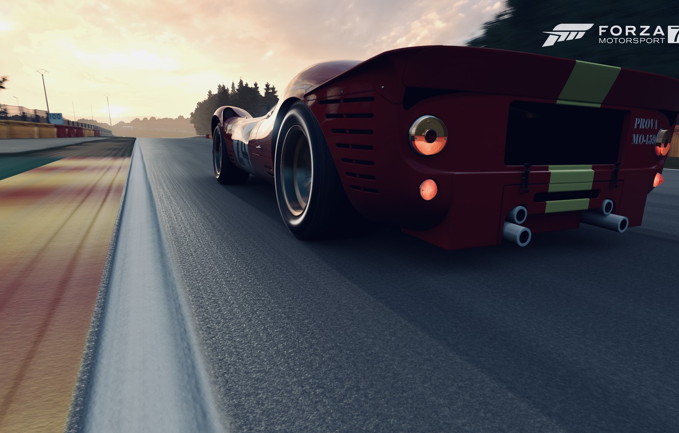 Wallpaper HDR, Ferrari, Game, Ferrari 330 P4, FM7, UHD, Forza Motorsport 7, Xbox One X, 330 P4, photography by Tom image for desktop, section игры