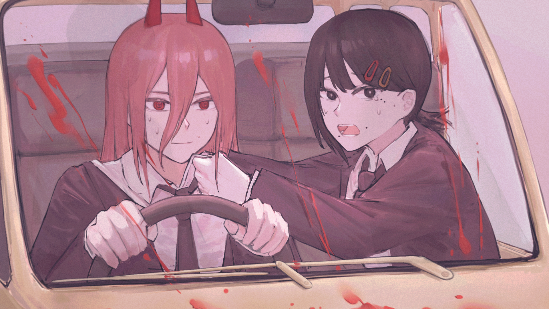 Anime Chainsaw Man HD Wallpaper and Background