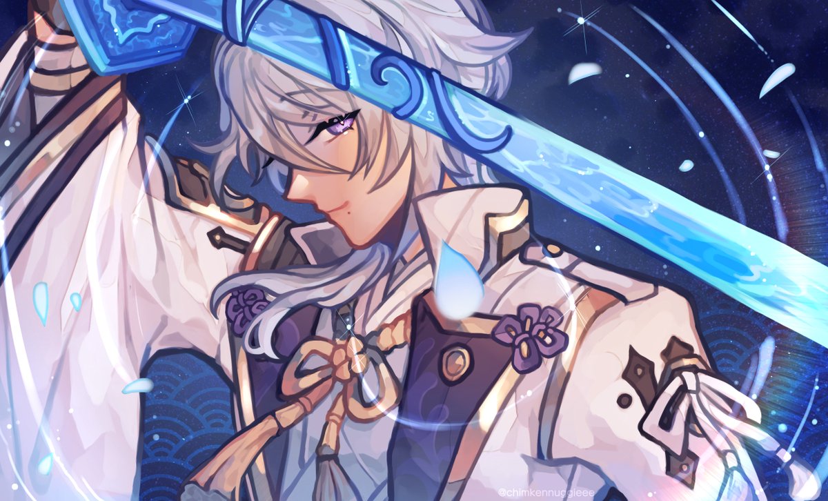 ❥ NYAGGIE.. ssscarra and dottorehhh ah, , h, ar Twitter: ꒰ GENSHIN IMPACT ꒱ ⠀⠀ I saw his burst and immediately ran to draw him, my eyes went so wide