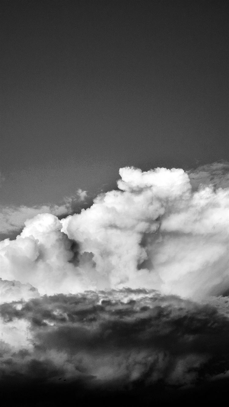 Sky Cloud Summer Blue Sunny Shiny Nature Bw Dark iPhone 8 Wallpaper Free Download