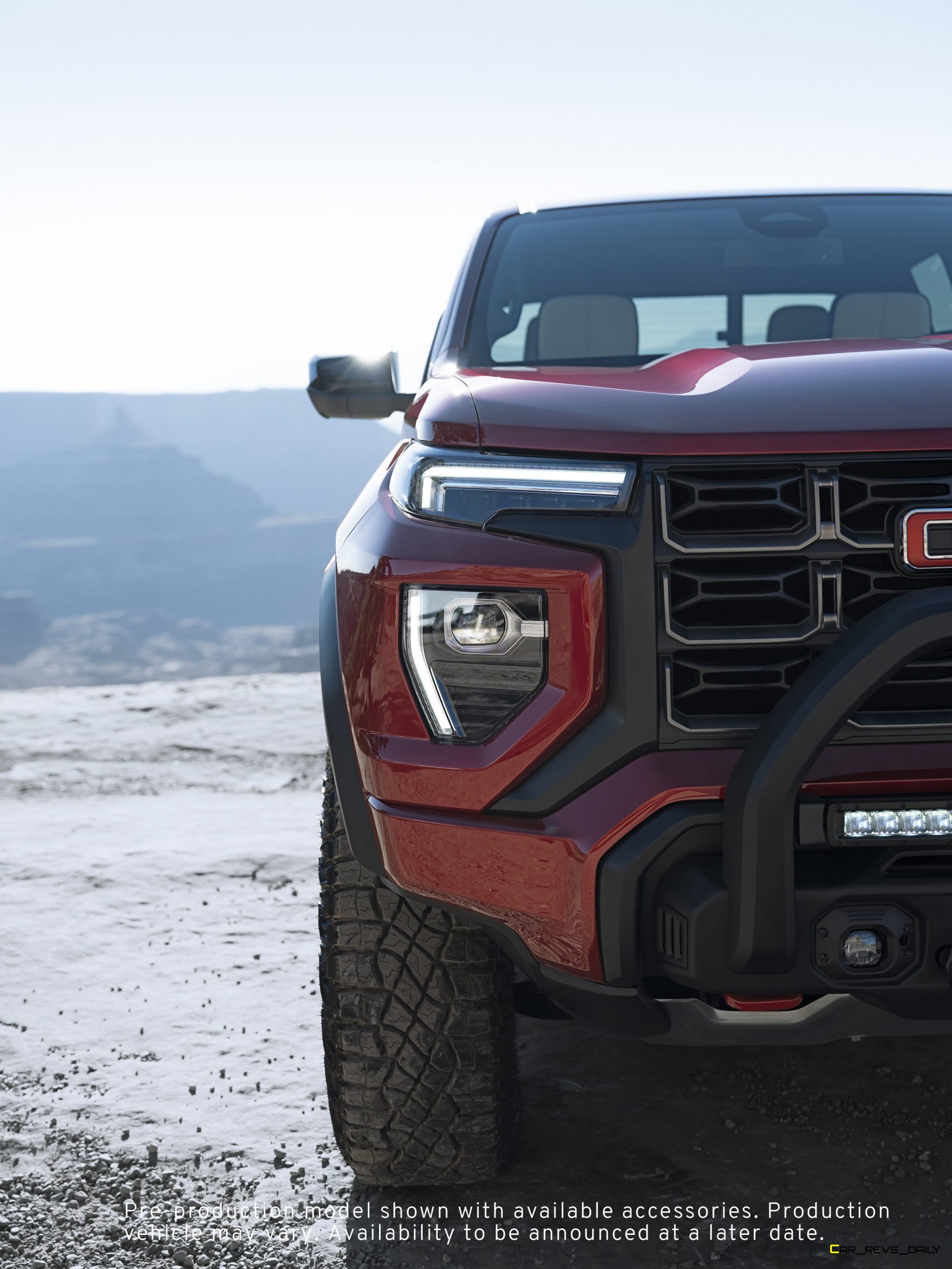 2023 GMC Canyon Teased Again, Burly AT4X Trim Showcases Trail Styling, Confirms August 11th Debut Car Revs Daily.com