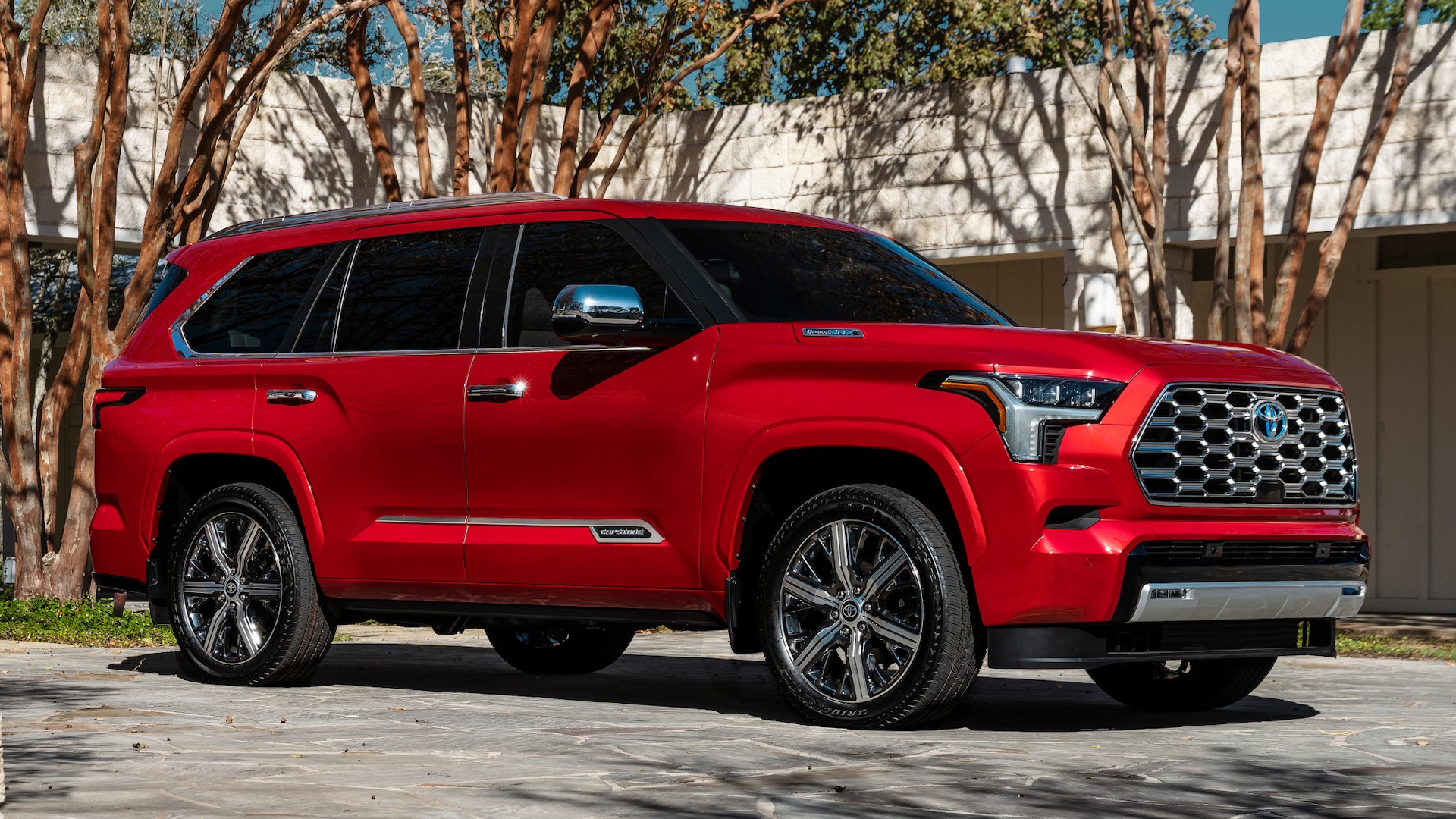 2023 Toyota Sequoia First Look: Now a Hybrid, This Jolly Giant Is Mean and Green