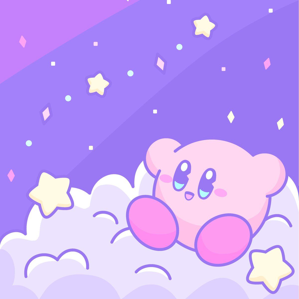 Purple Kirby Wallpaper Free Purple Kirby Background