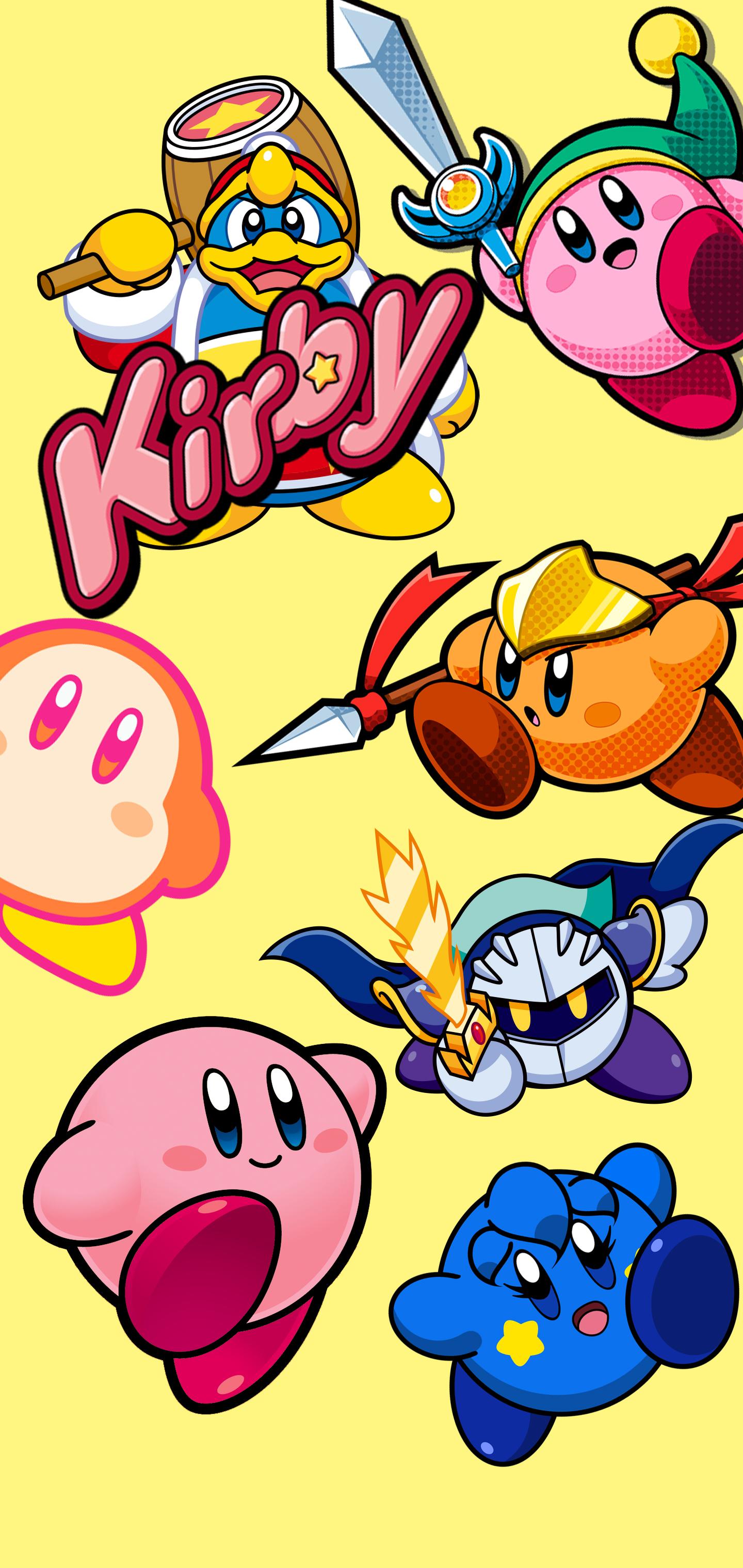 Kirby wallpaper I made, I think it's pretty good for my first one. Lemme know what you guys think!