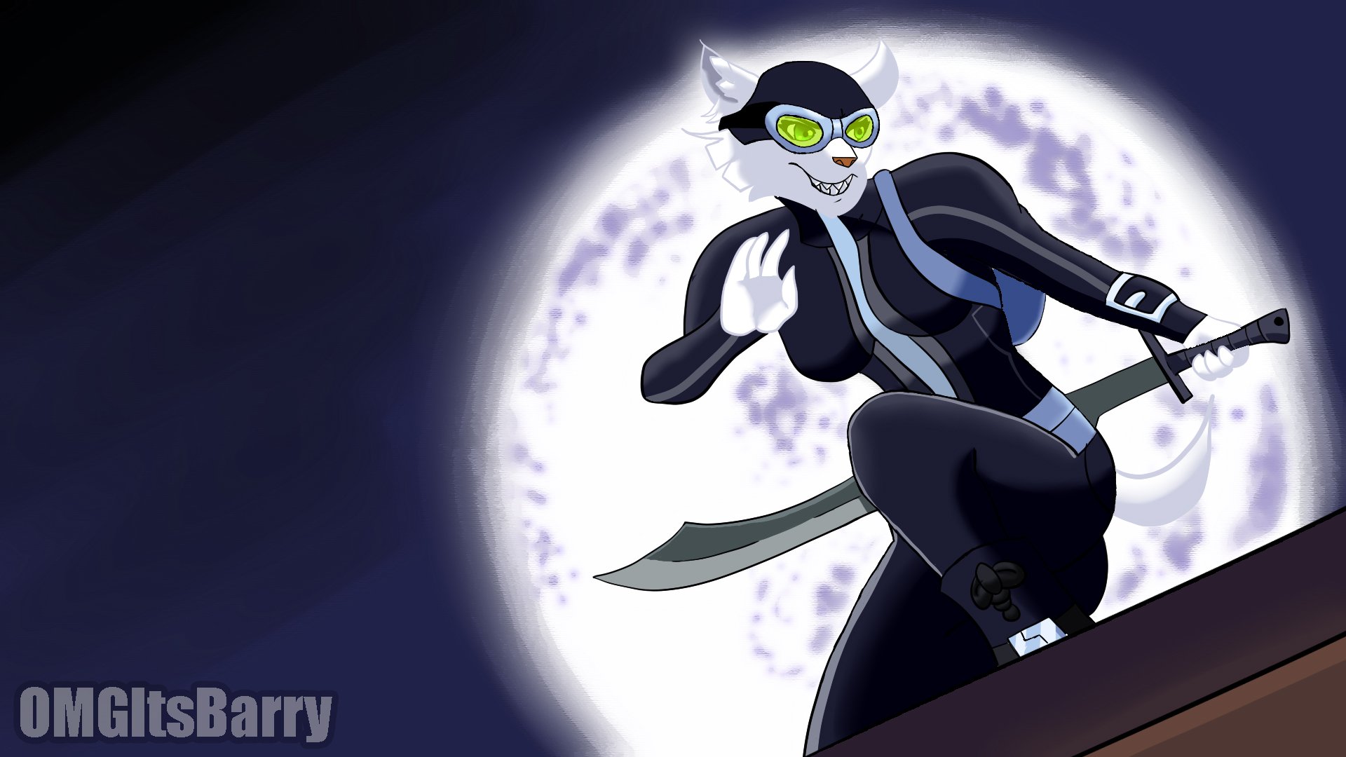 OMGItsBarry - [FAN ART] Cat Burglar Asuri literally