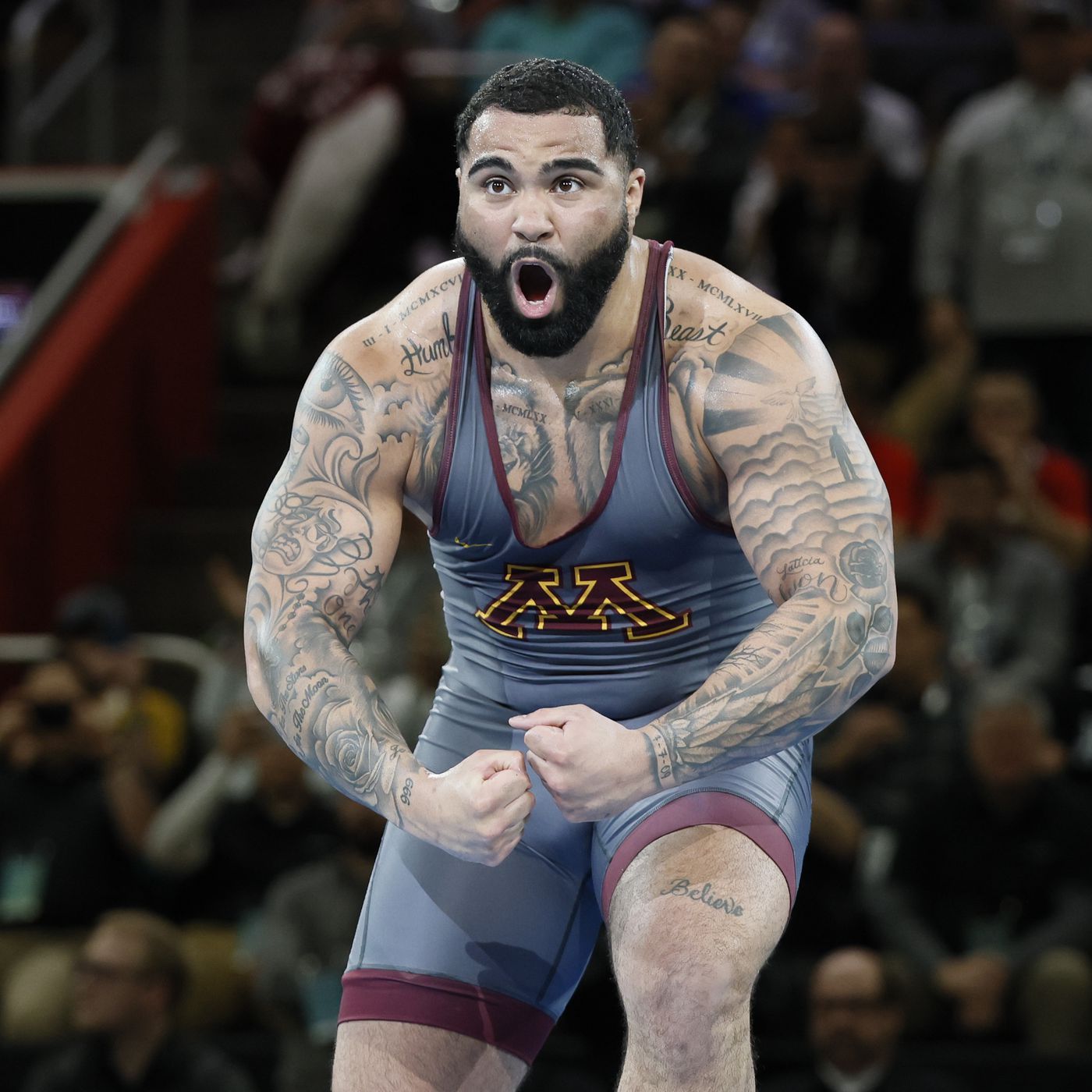 Gable Steveson retires from wrestling after winning second NCAA title as he moves onto WWE