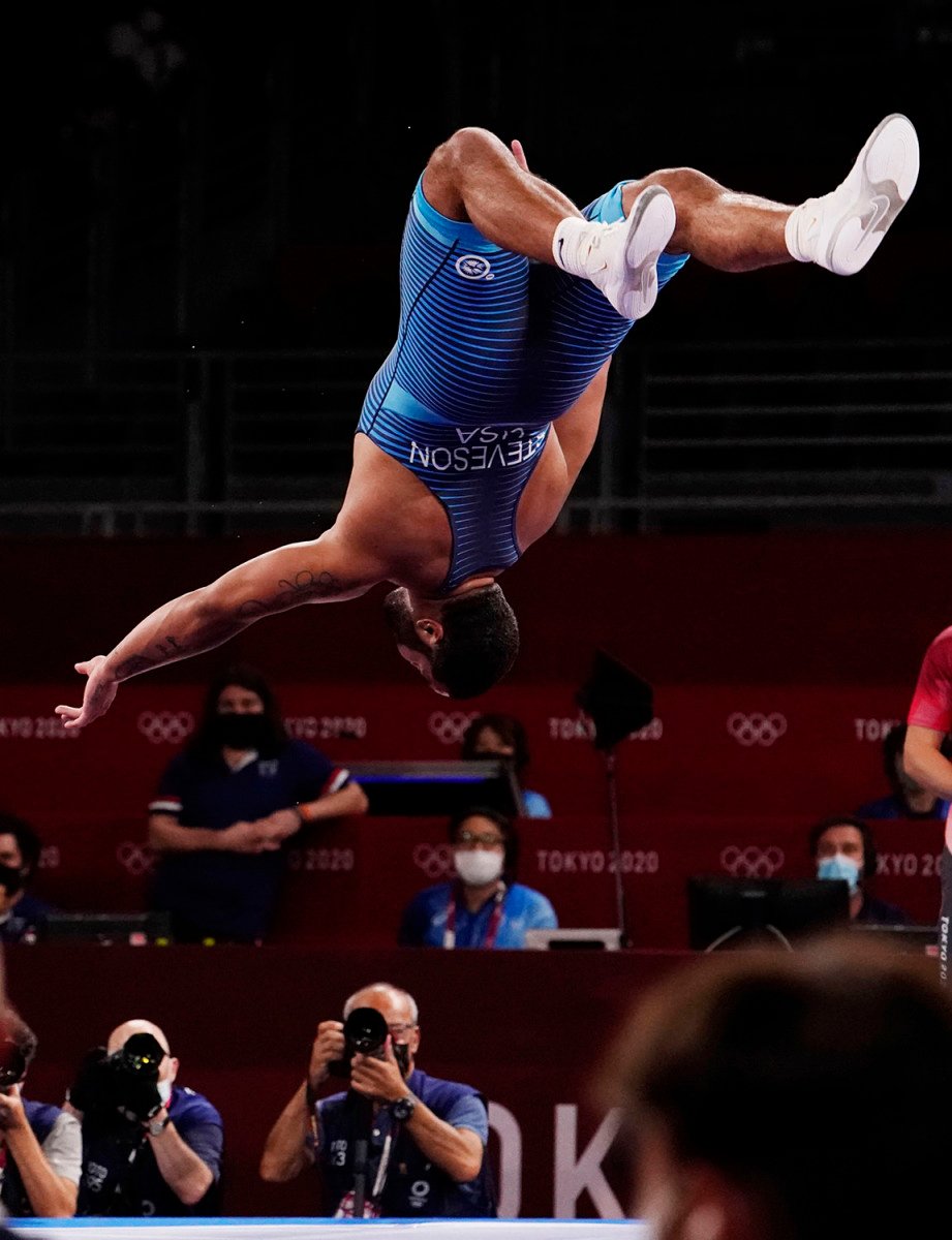 Gable Steveson backflips as US wrestling keeps winning medals at Olympics
