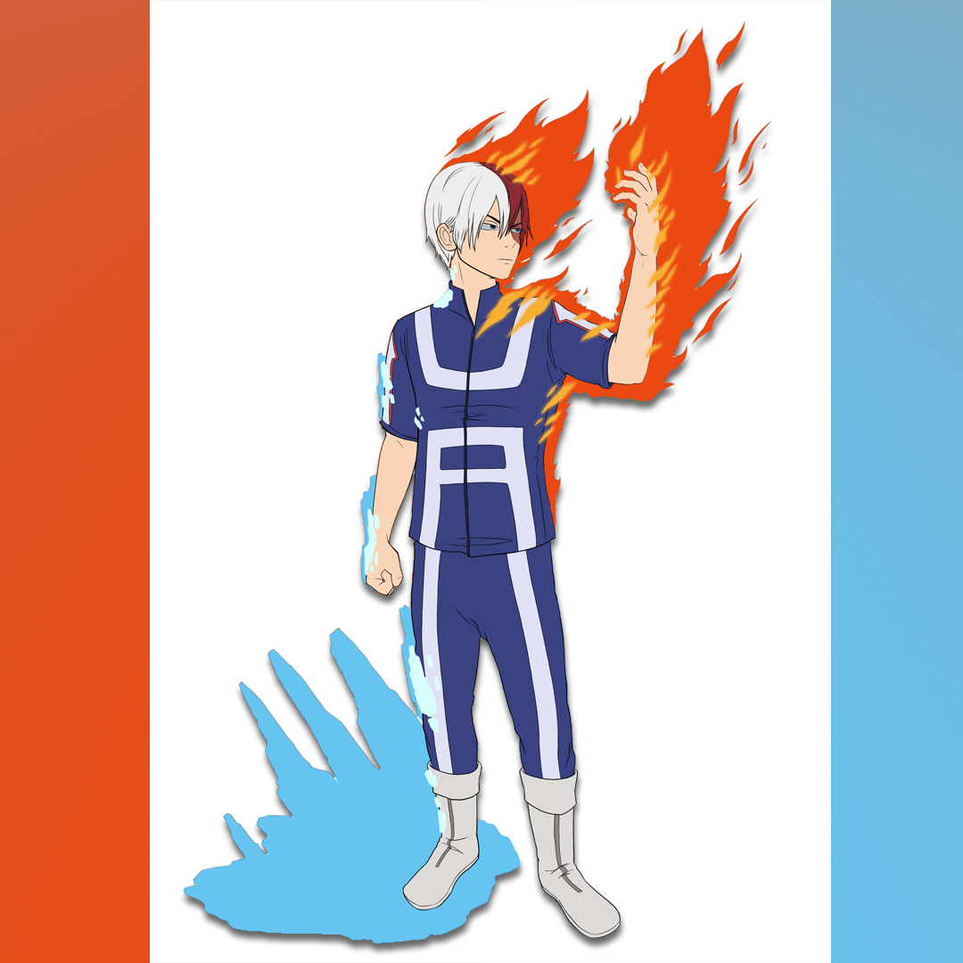 Download wallpaper 1080x1920 anime boy, minimal, shoto todoroki, boku no hero academia, 1080p wallpaper, samsung galaxy s4, s5, note, sony xperia z, z1, z2, z3, htc one, lenovo vibe, google pixel