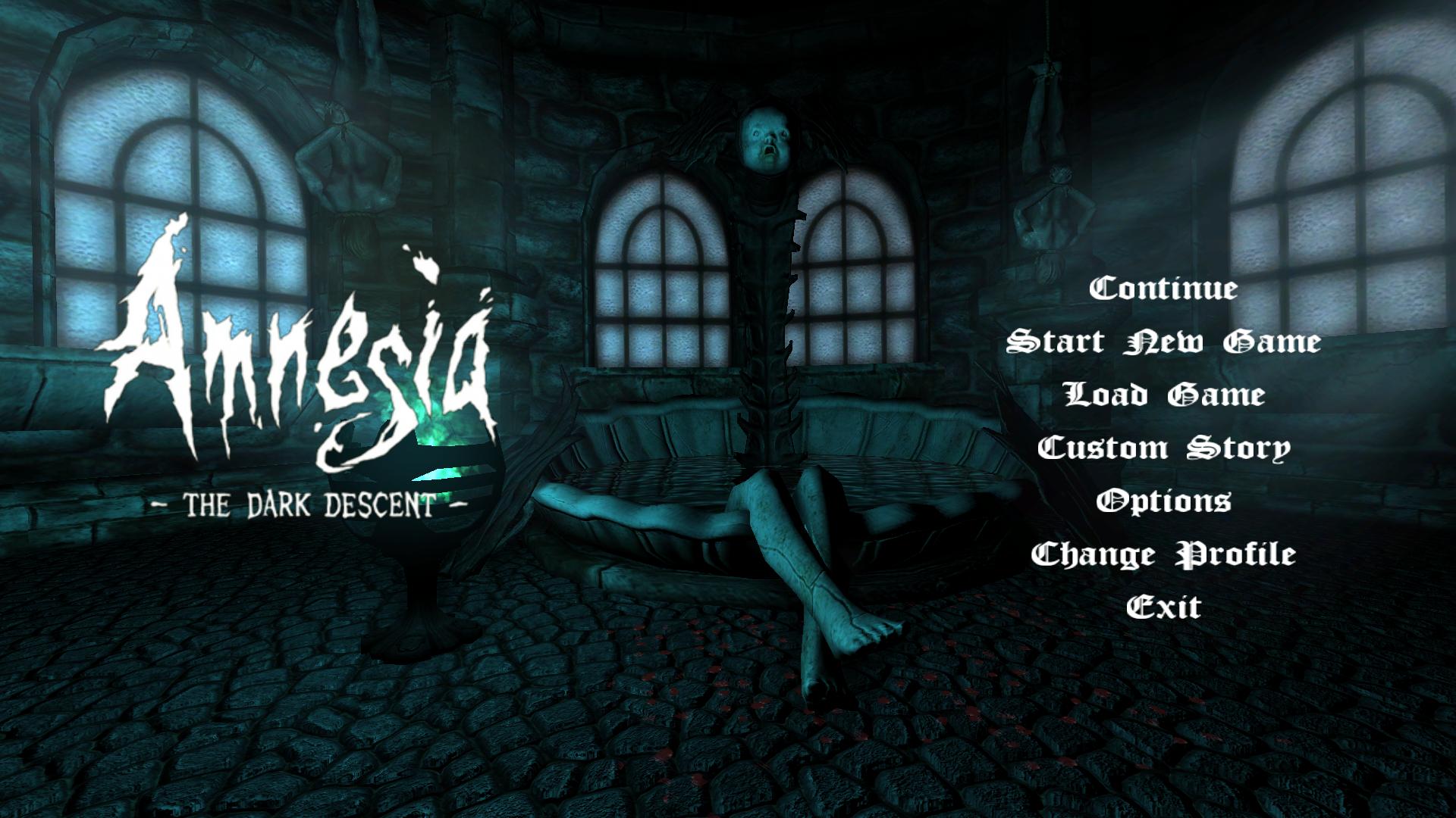 Custom Amnesia Menu Background addon: The Dark Descent