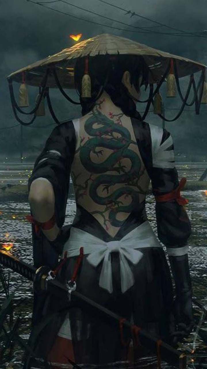 Lady Samurai Wallpaper