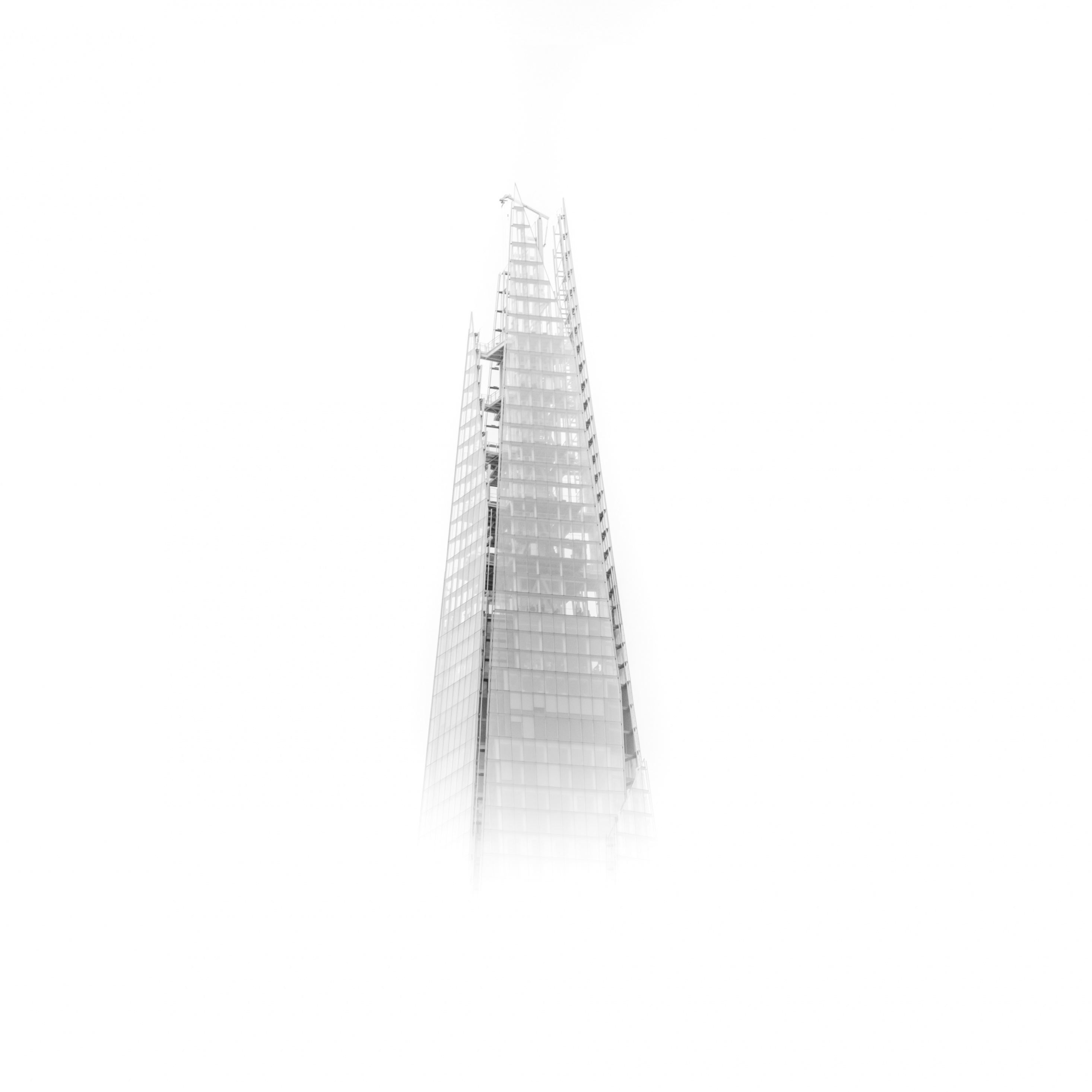 Download The Shard, building, minimal, London wallpaper, 2932x iPad Pro Retina