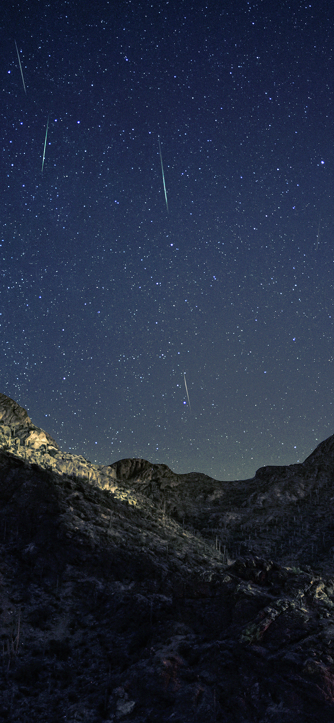 iPhoneXpapers bright mountain space star dark