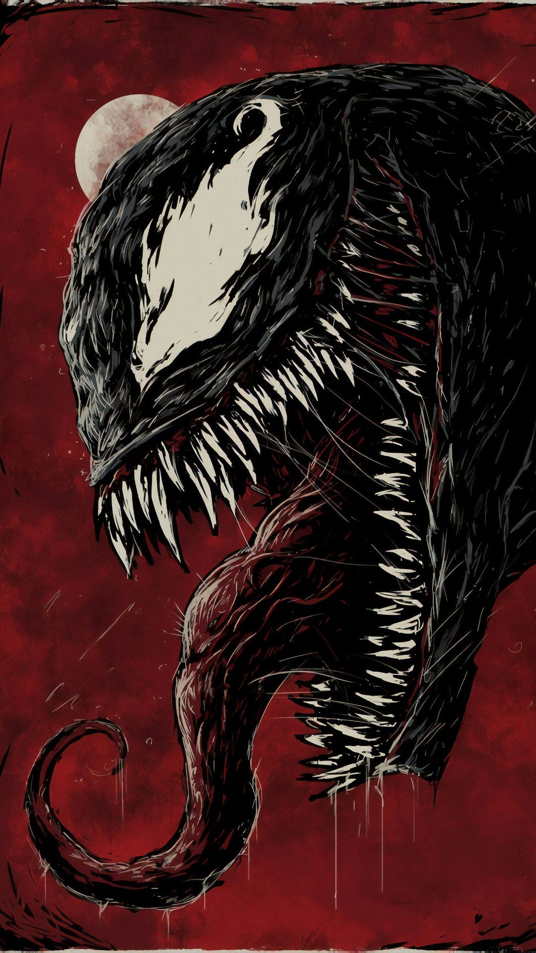 Venom 4k New Sketch Poster. Веном, Картины, Ручечное искусство