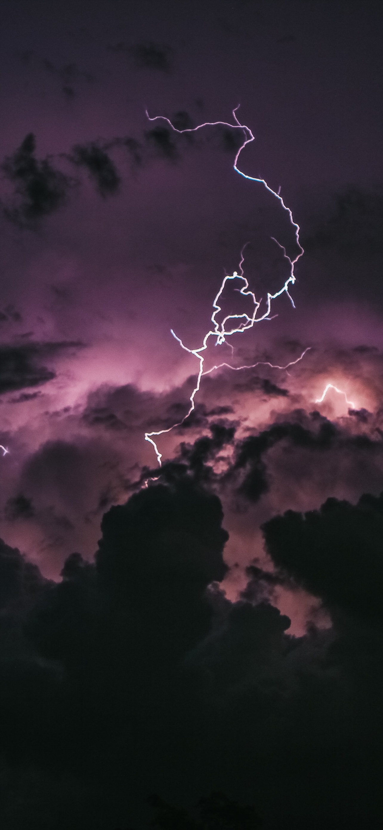 Lightning Strike Wallpaper 4K, Stormy Clouds, Dark Sky, Natural Phenomena, 5K, Nature