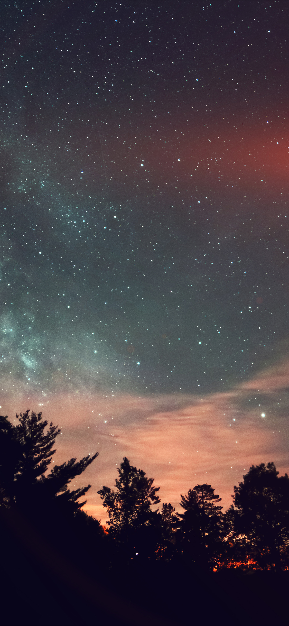 sky night star dark mountain cloud flare