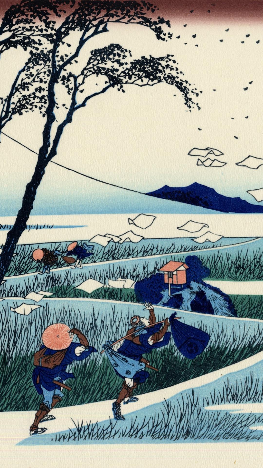 Hokusai iPhone Wallpaper