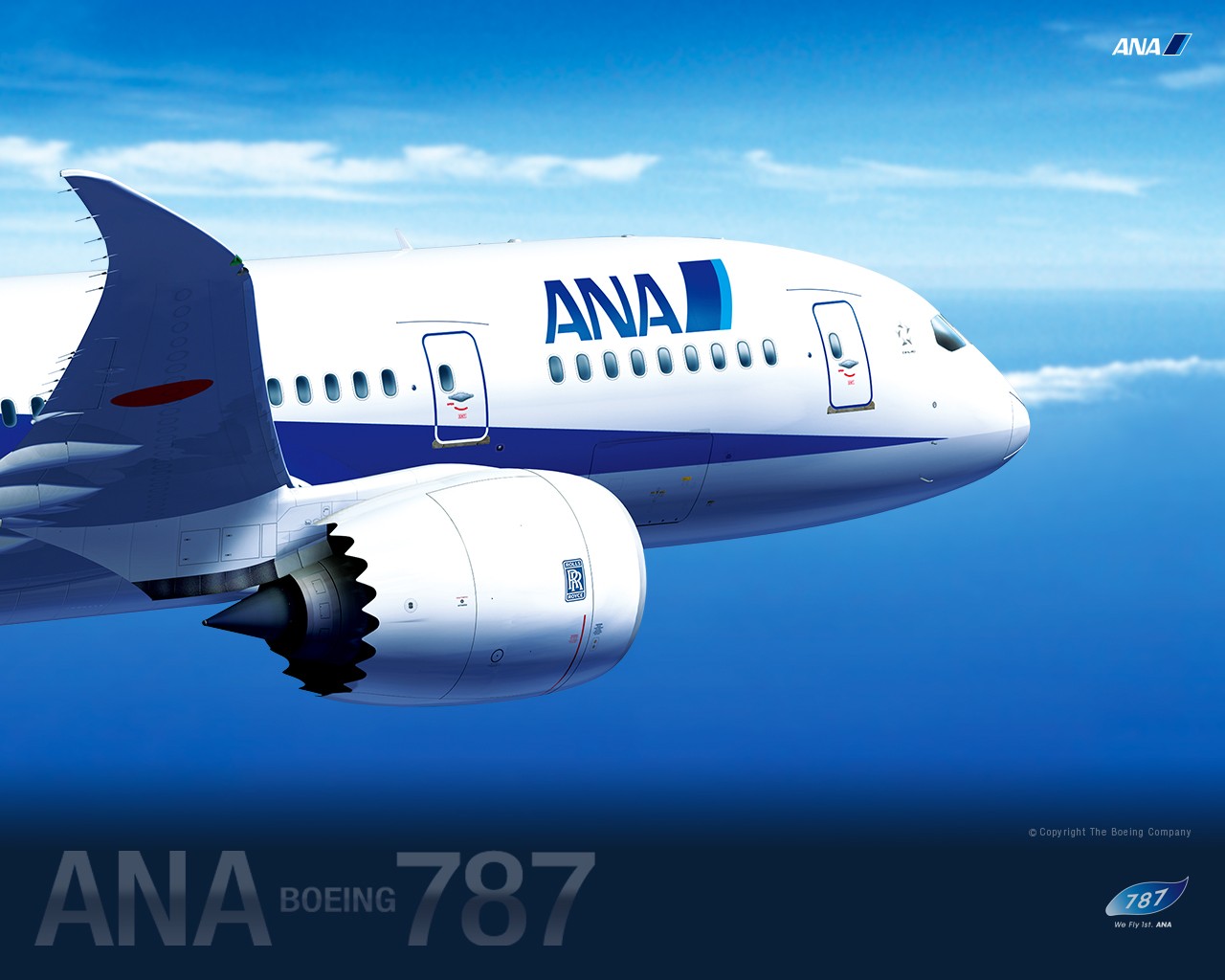 ANA All Nippon Airways Boeing Dreamliner wallpaper 30514