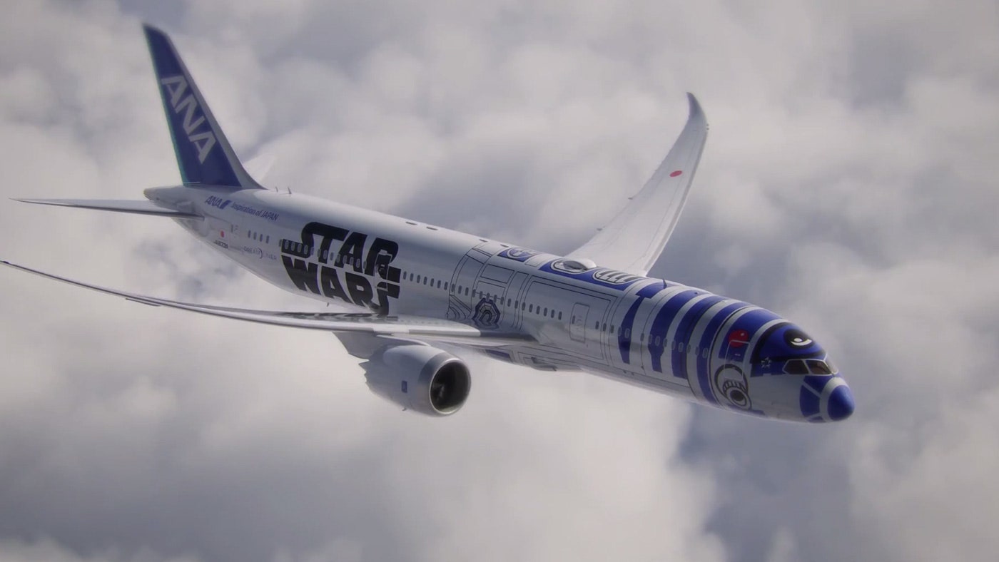 ANA Launches A 'Star Wars' Themed R2 D2 Airplane. Condé Nast Traveler