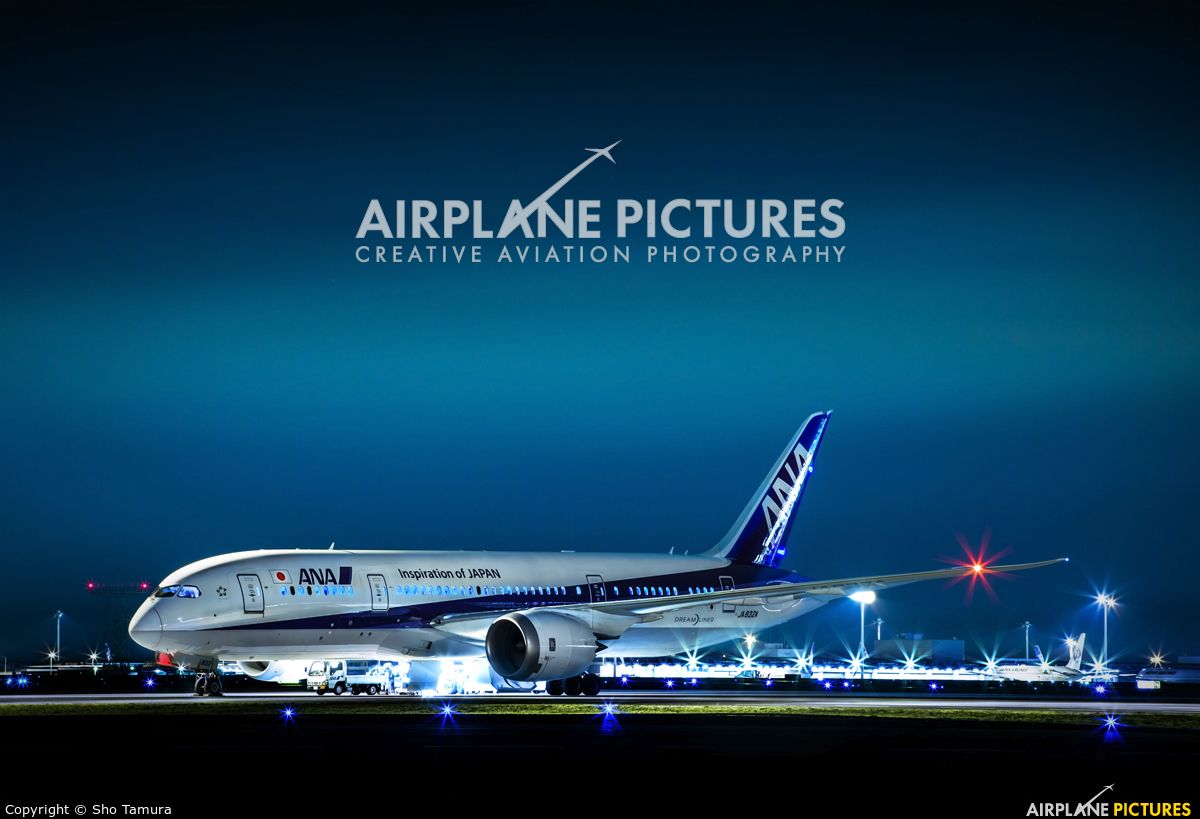 ANA Nippon Airways Boeing 787 8 Dreamliner At Tokyo Int. Photo ID 529564. Airplane Pictur. Boeing 787, Airplane Photography, Aviation Photography