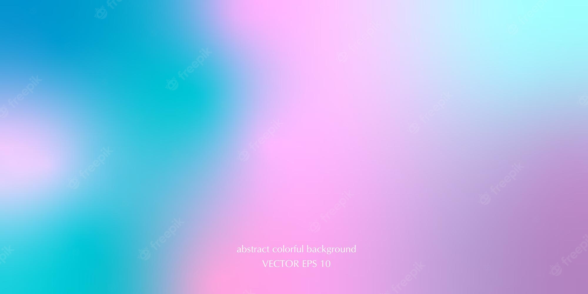 Premium Vector. Vector abstract colorful background blurred gradient pastel colors palette for wallpaper soft gradient in blue purple cyan and pinkxa